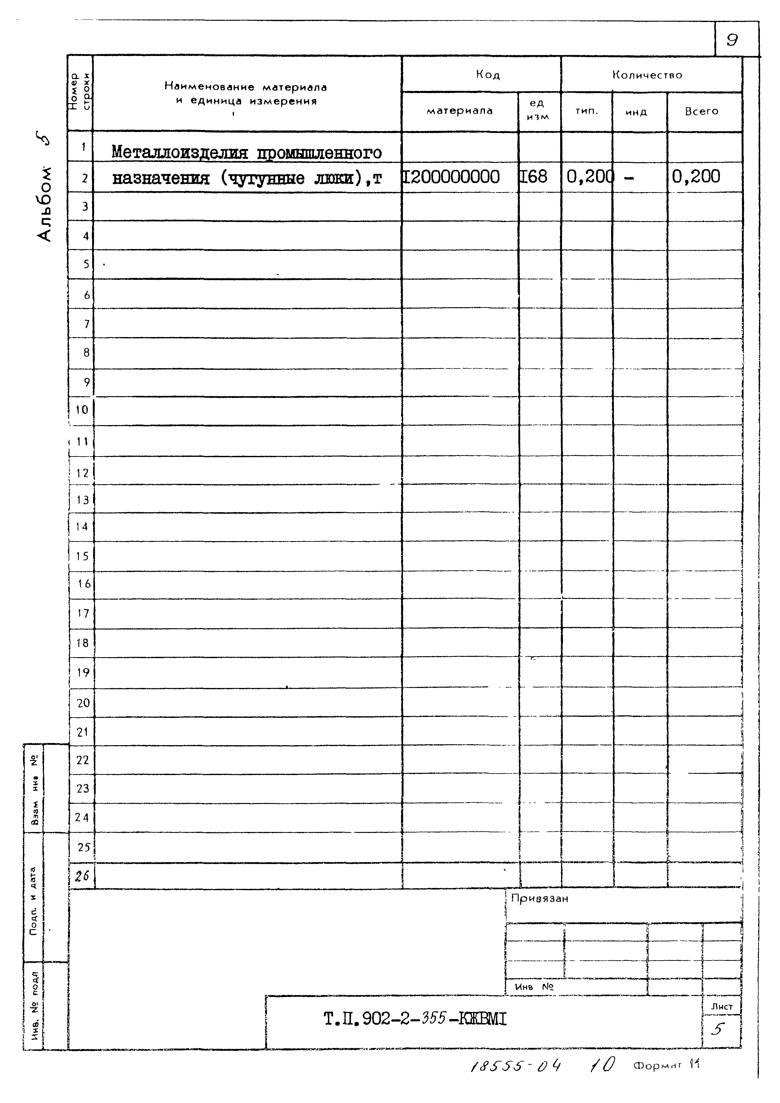 Типовой проект 902-2-355