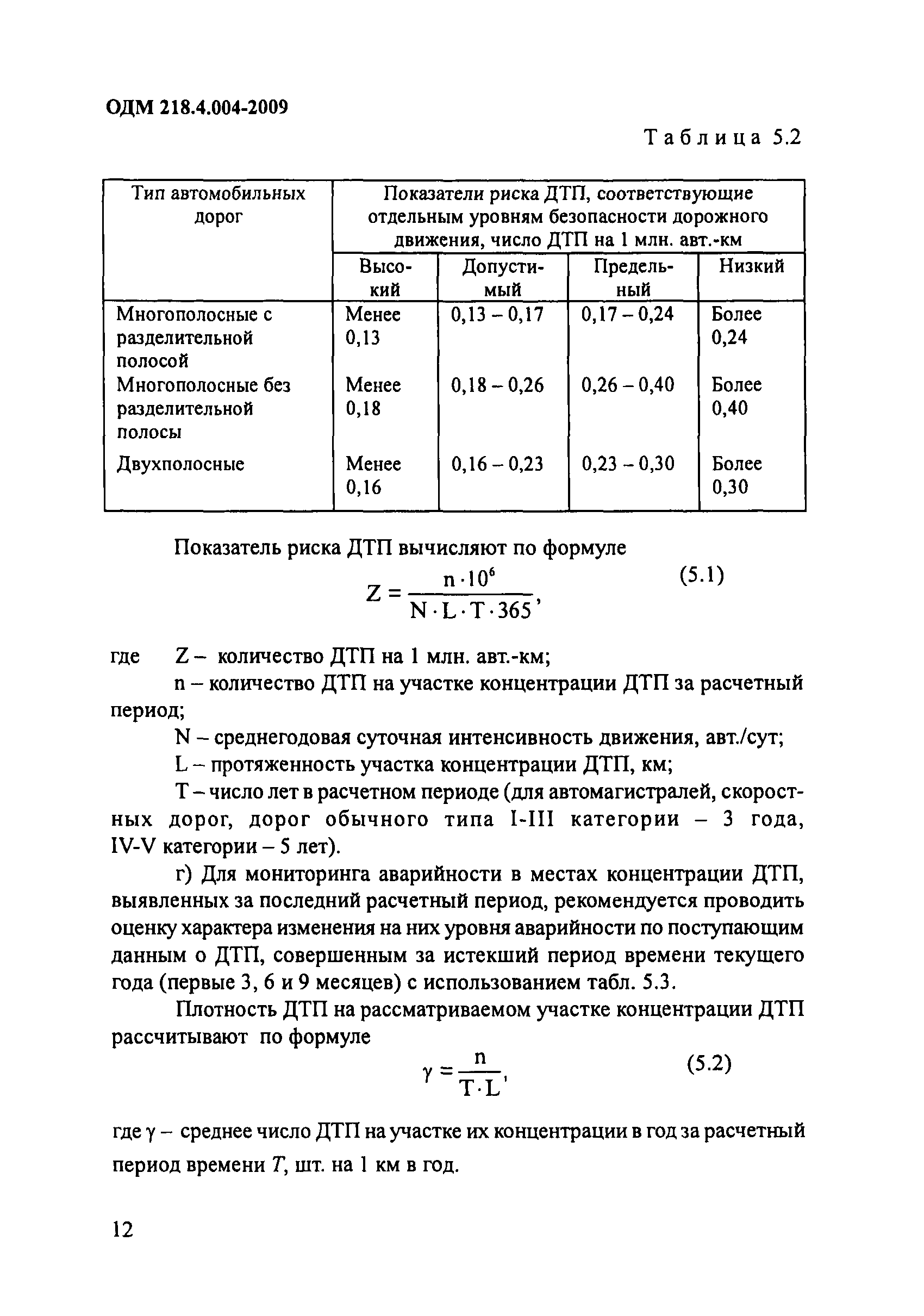 ОДМ 218.4.004-2009