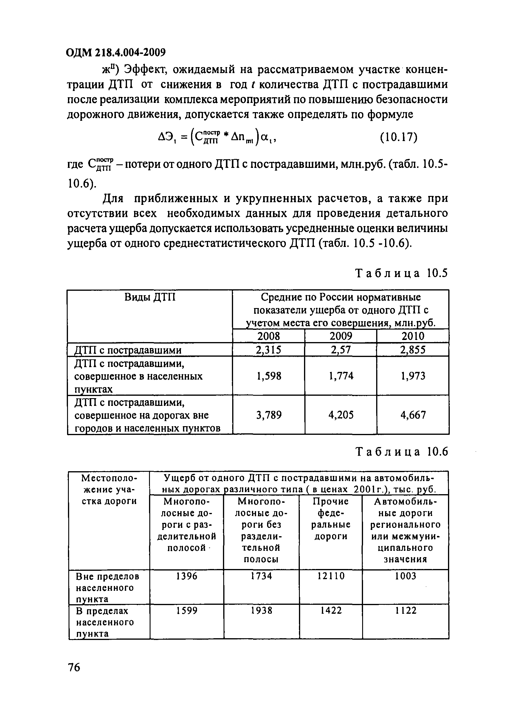 ОДМ 218.4.004-2009