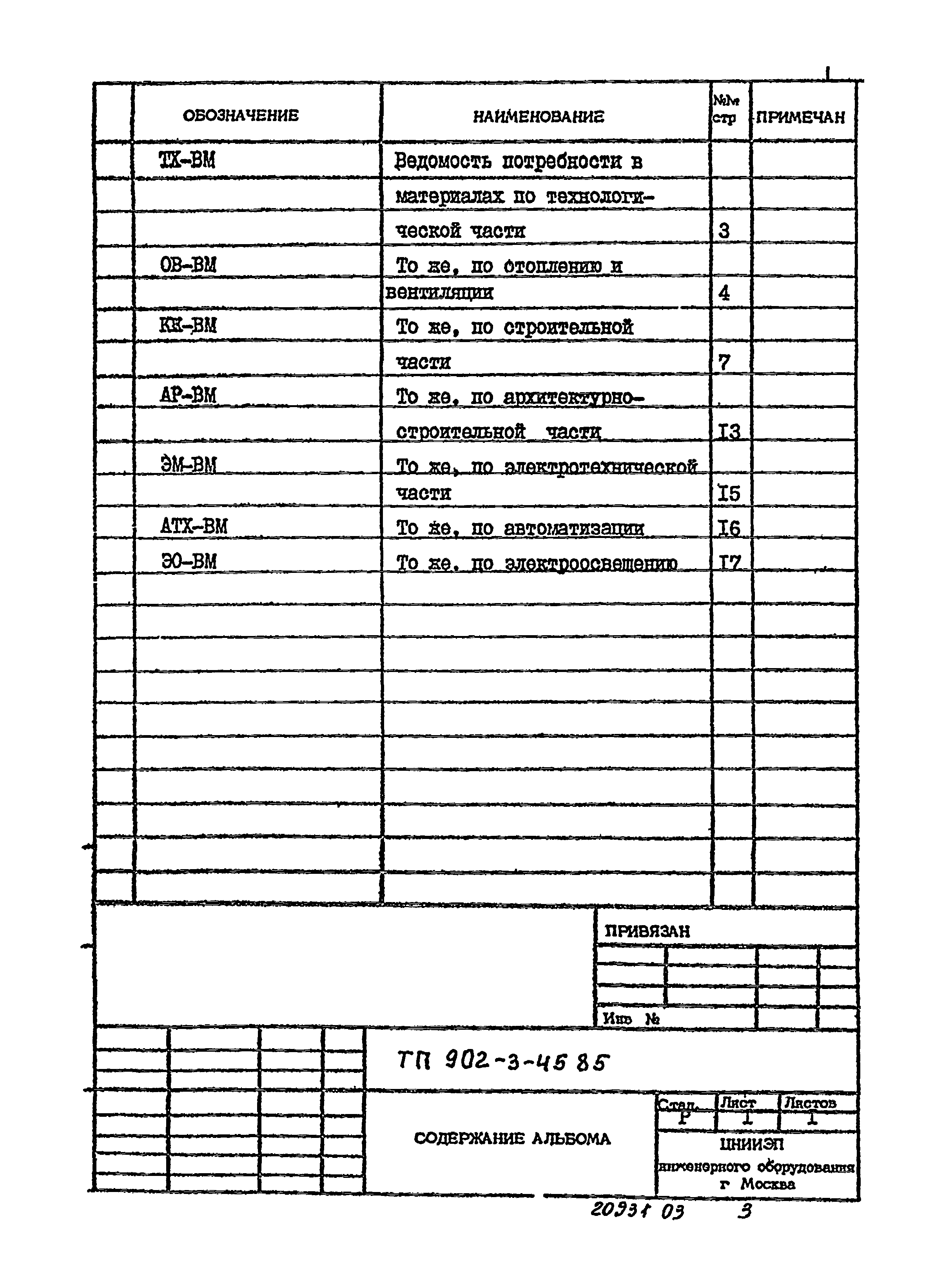 Типовой проект 902-3-45.85