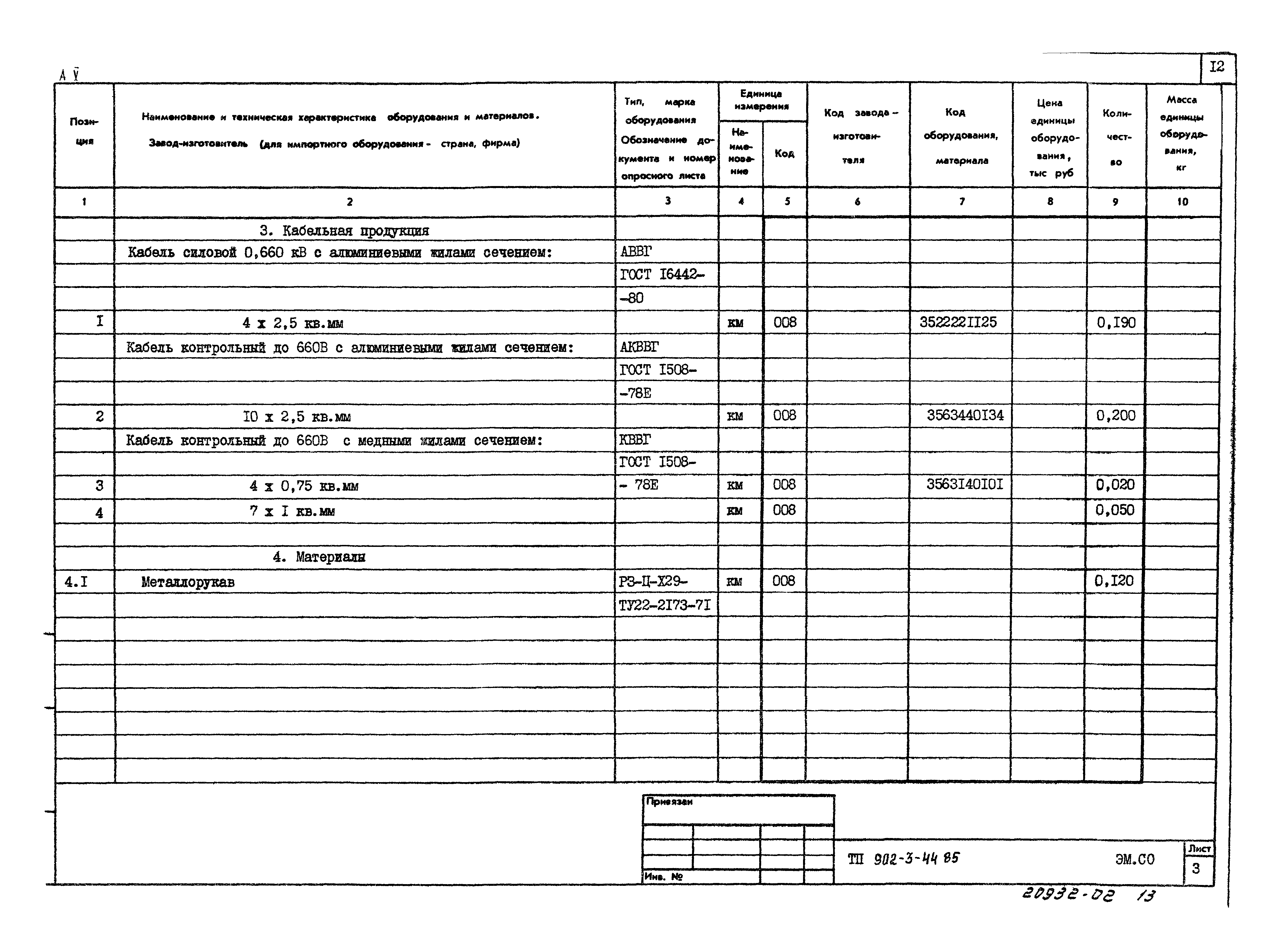 Типовой проект 902-3-44.85