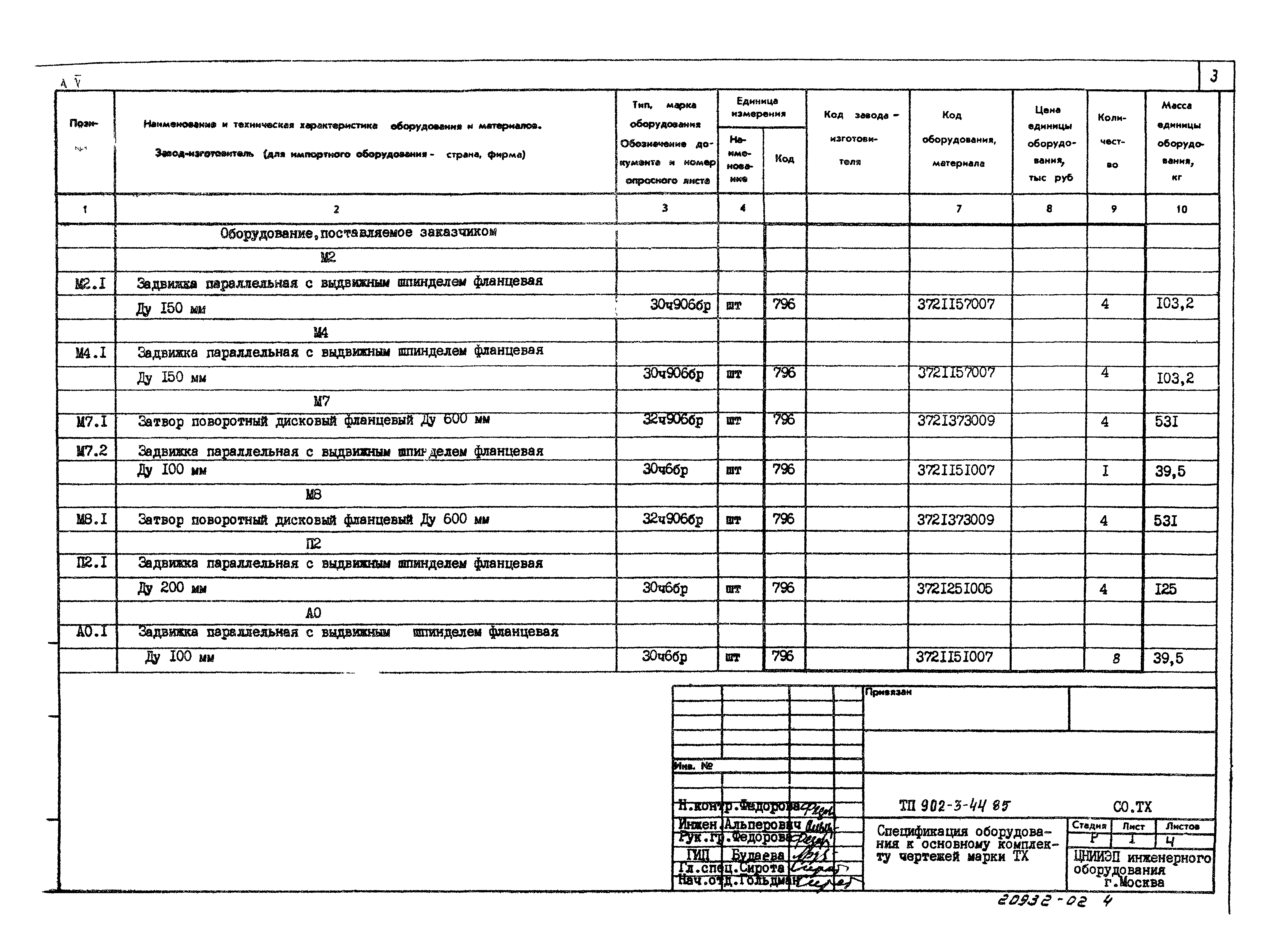 Типовой проект 902-3-44.85