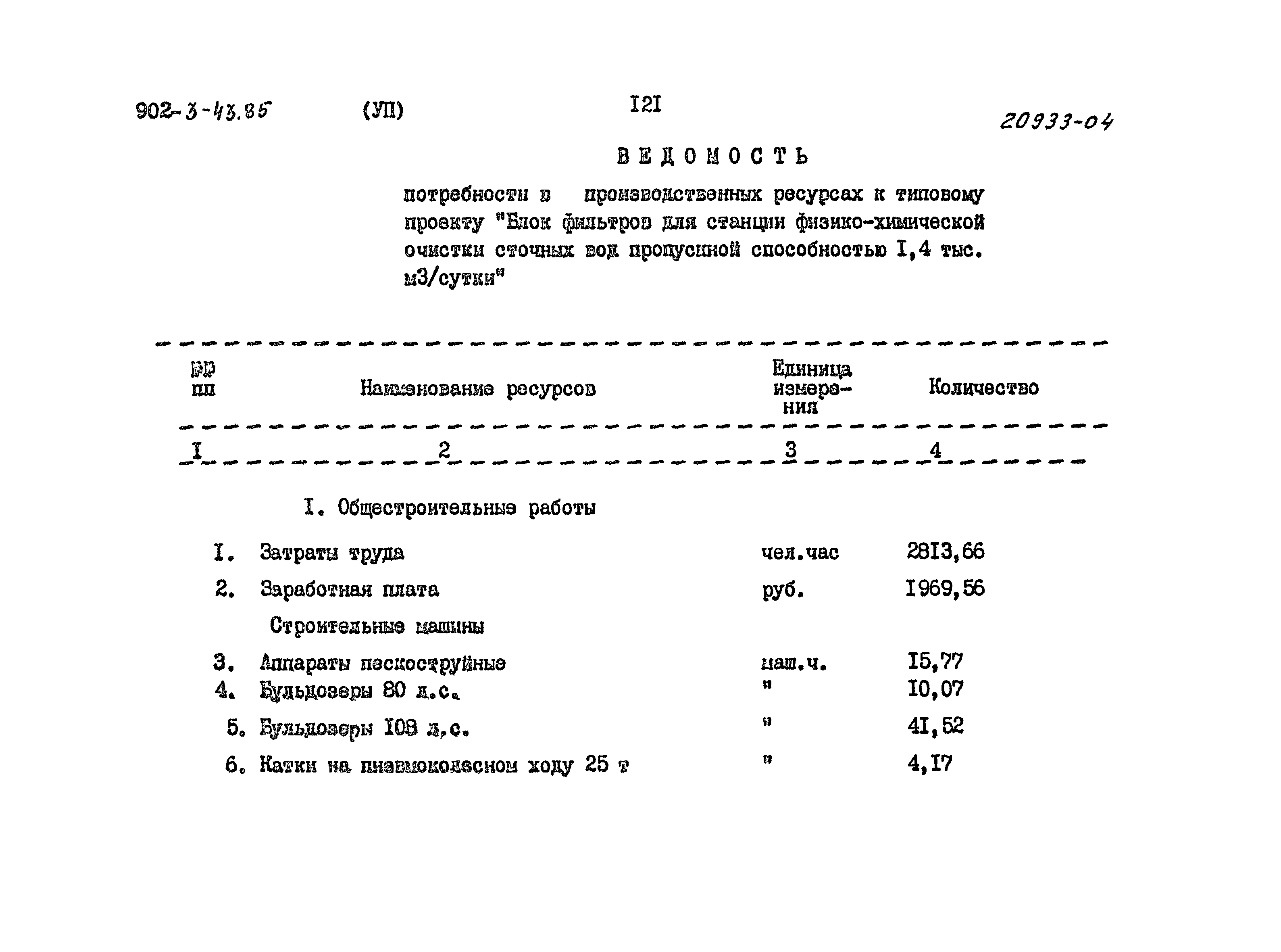 Типовой проект 902-3-43.85
