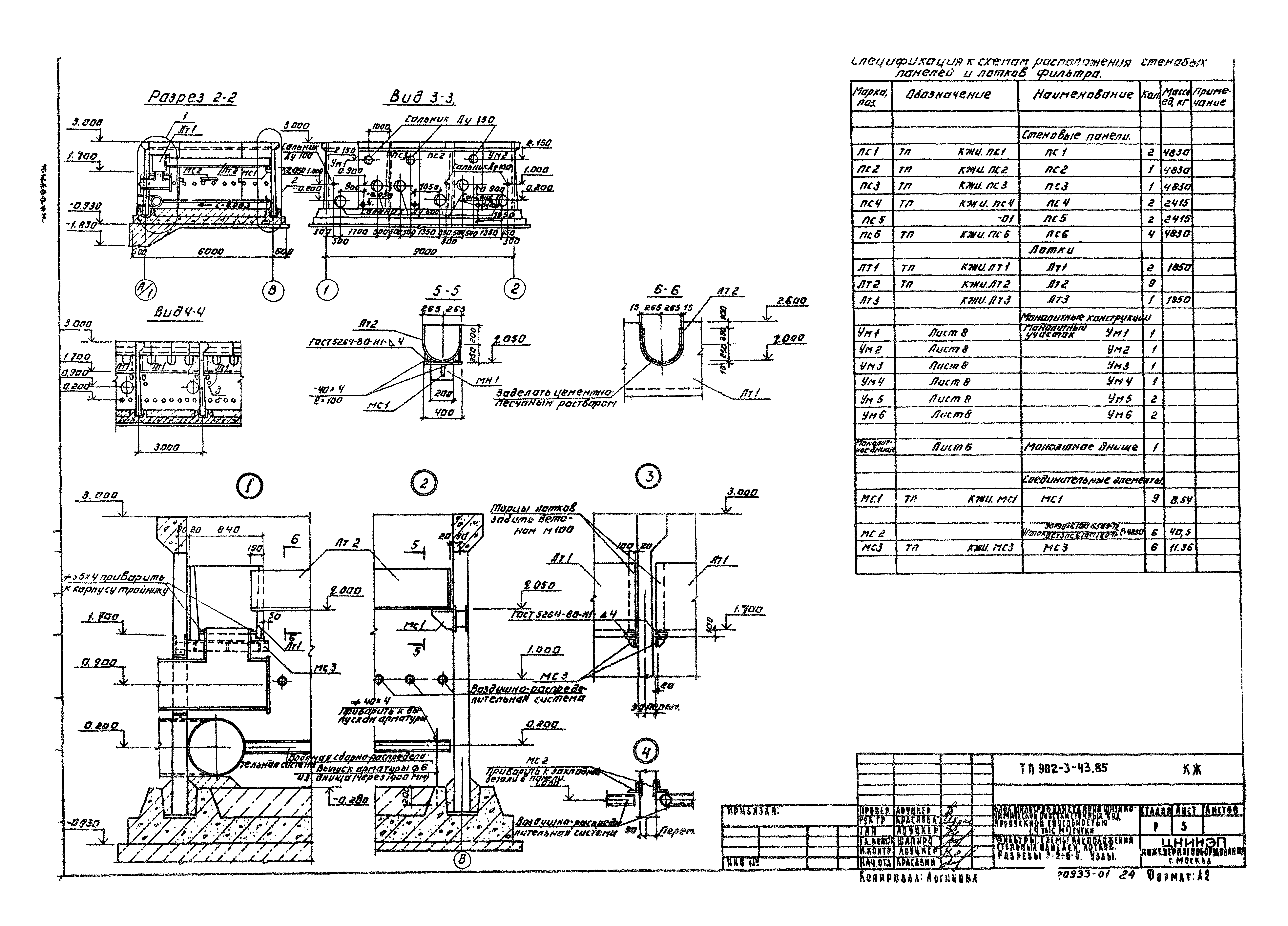 Типовой проект 902-3-43.85