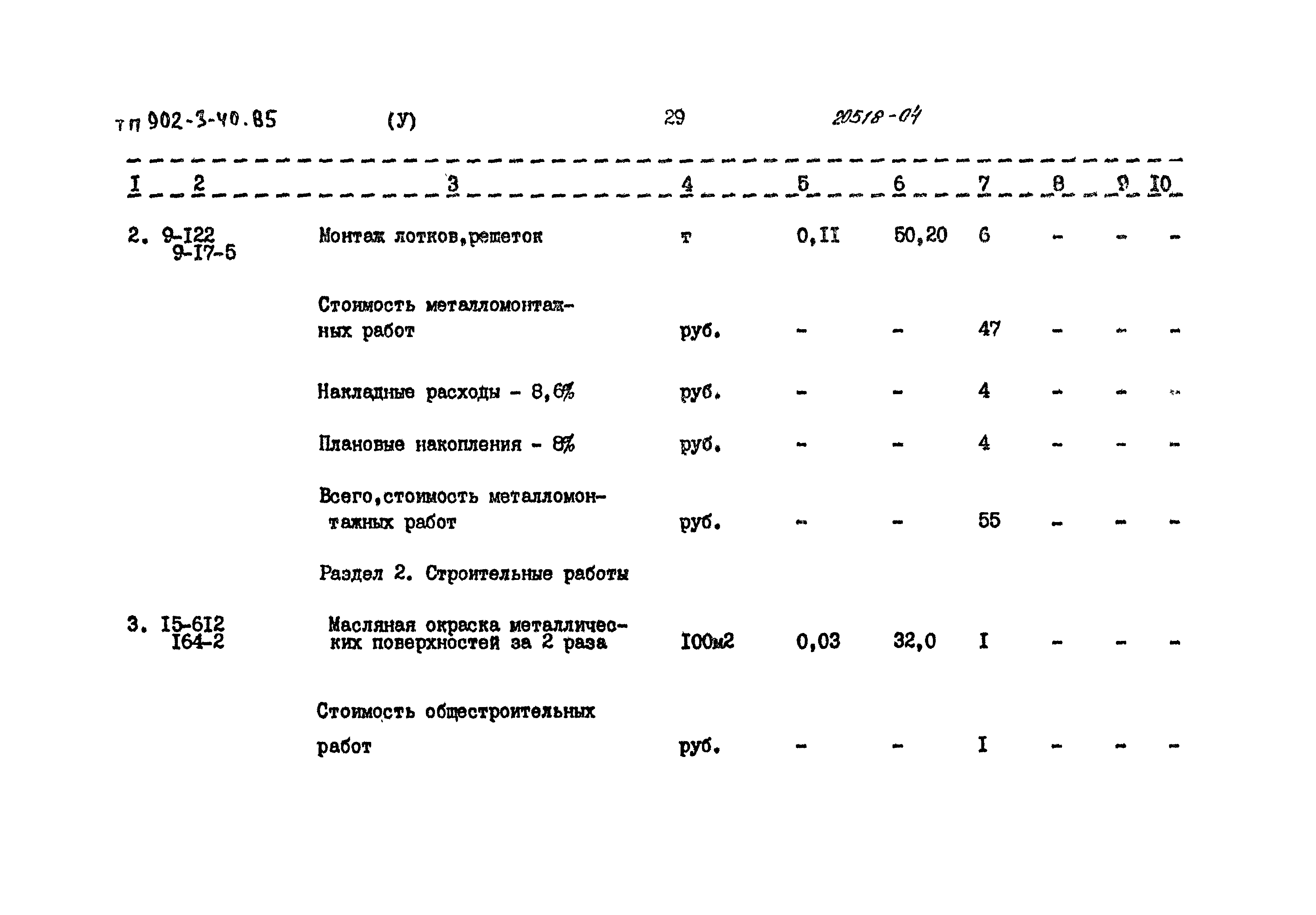 Типовой проект 902-3-40.85