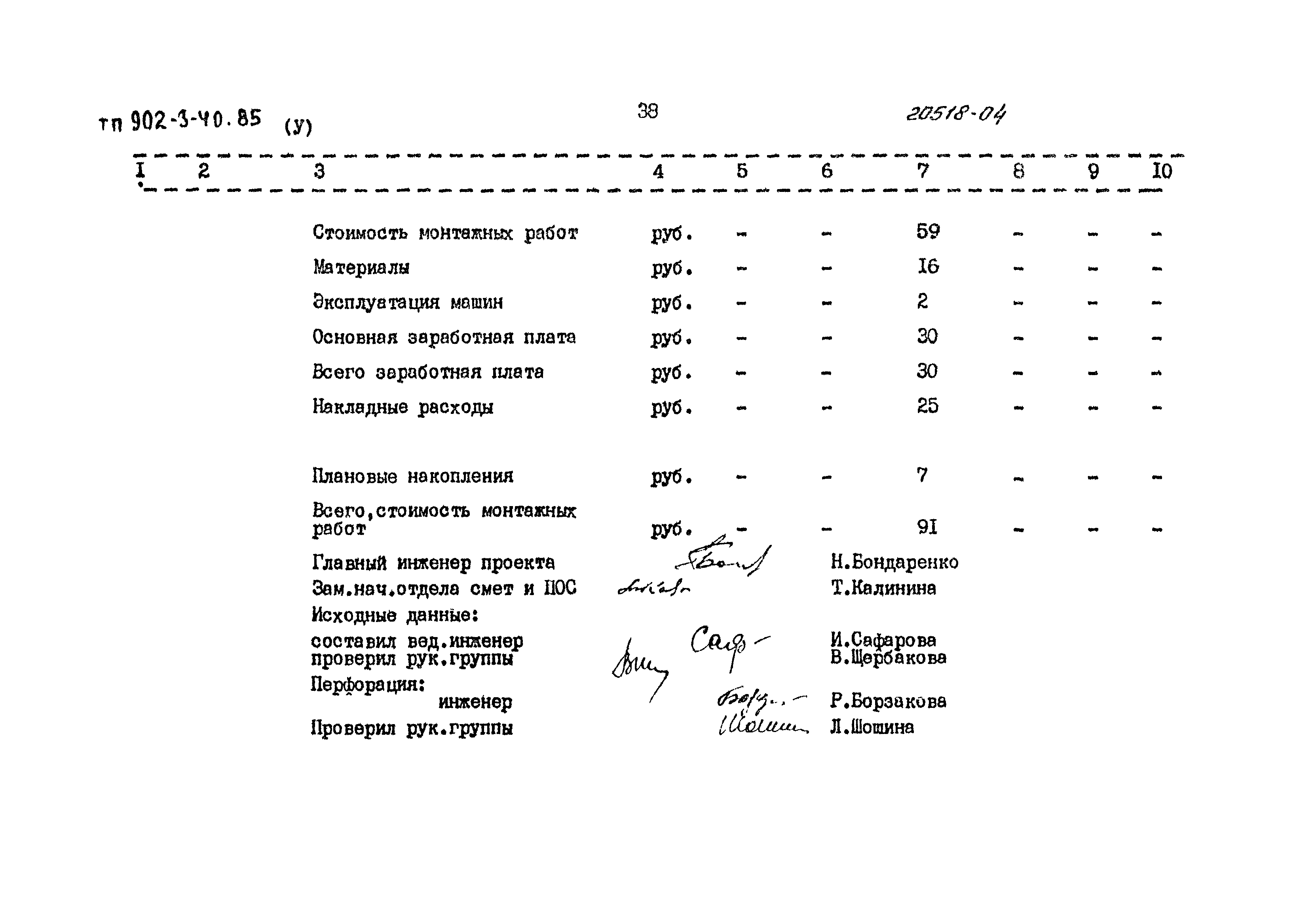 Типовой проект 902-3-40.85