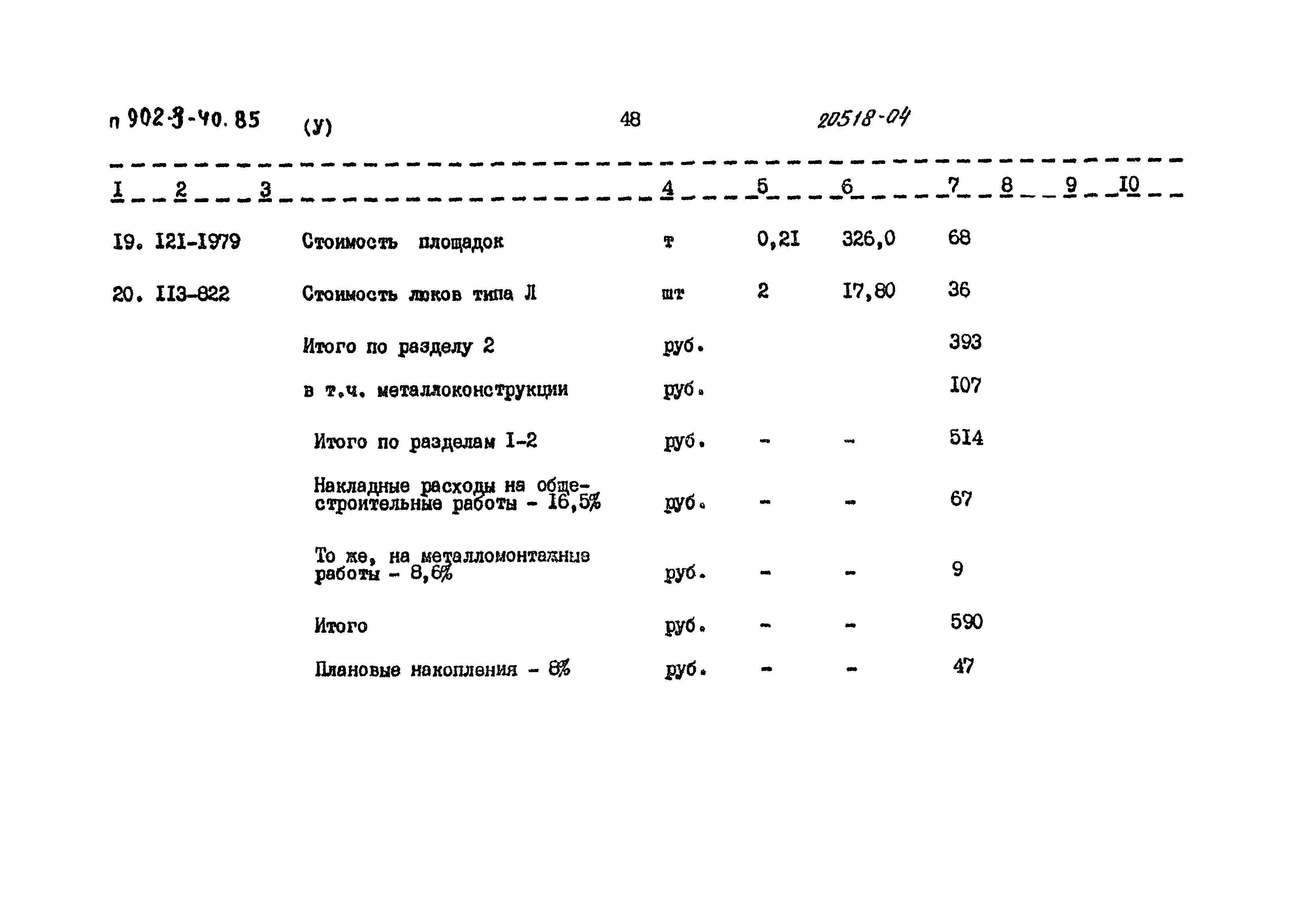 Типовой проект 902-3-40.85