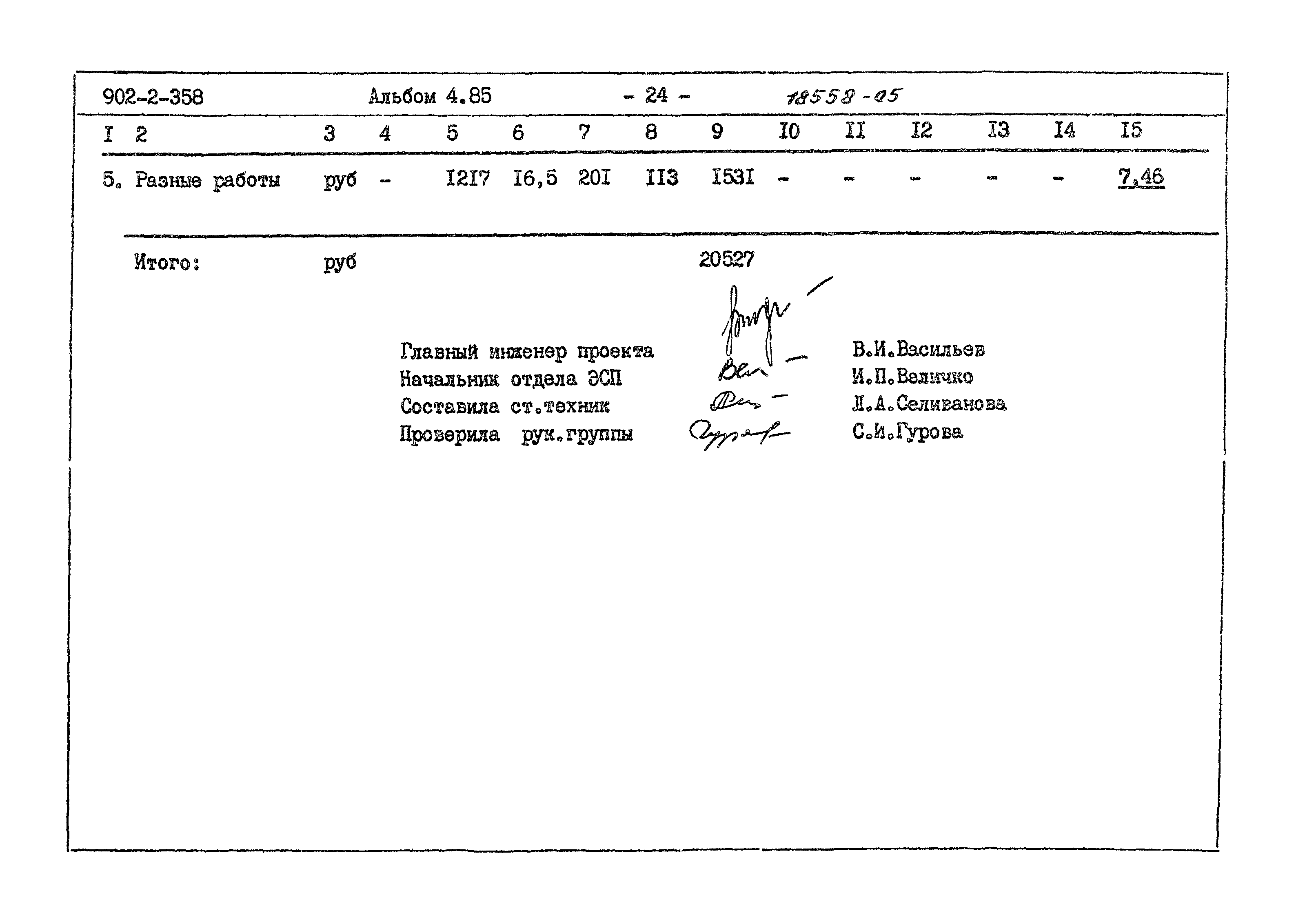 Типовой проект 902-2-358