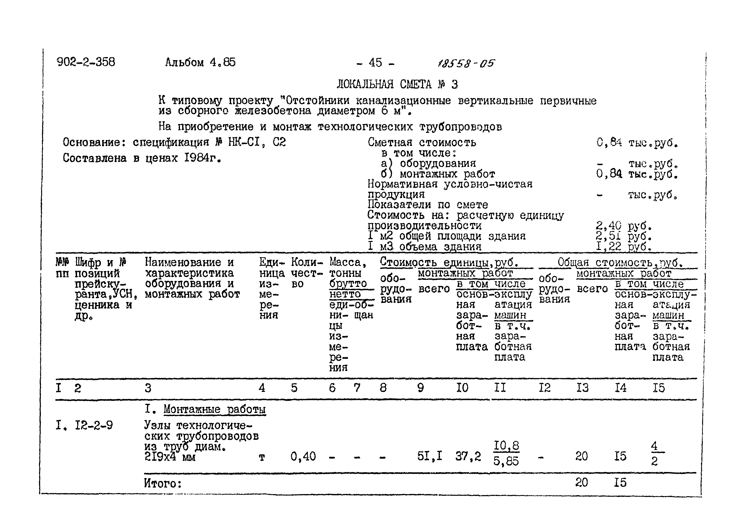 Типовой проект 902-2-358
