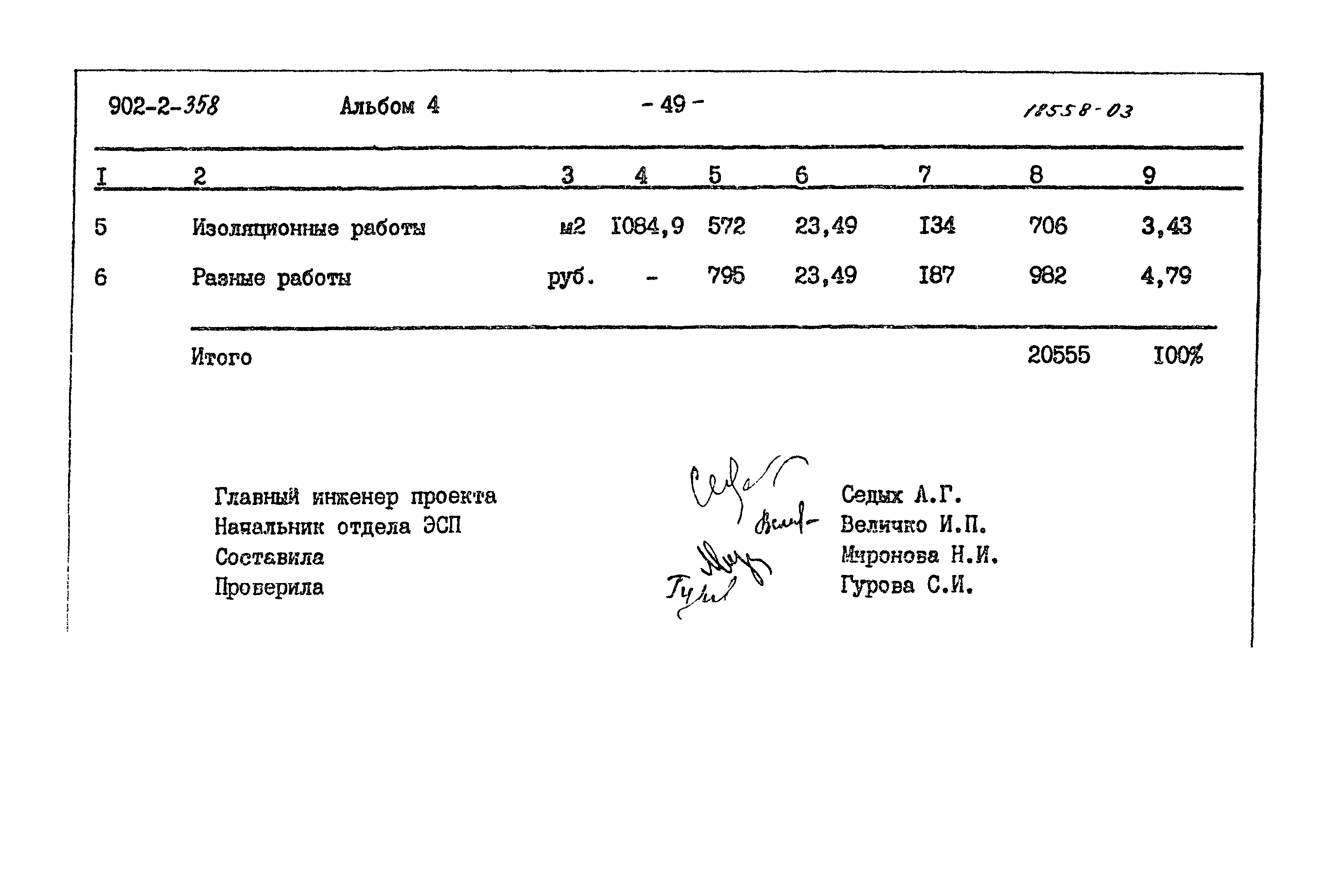 Типовой проект 902-2-358