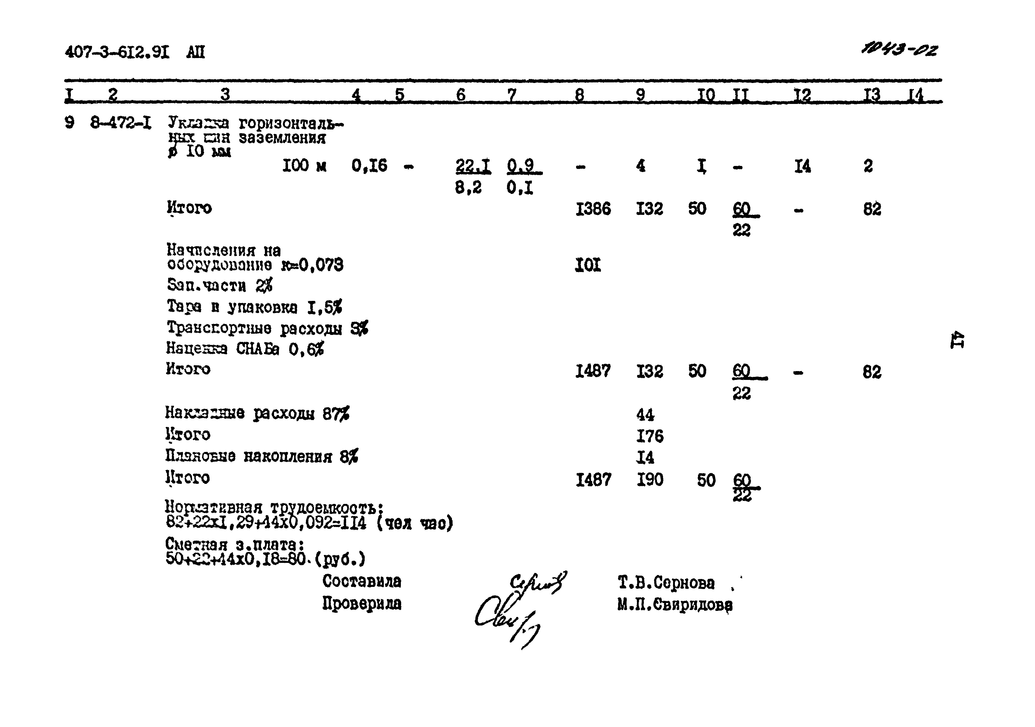 Типовой проект 407-3-612.91