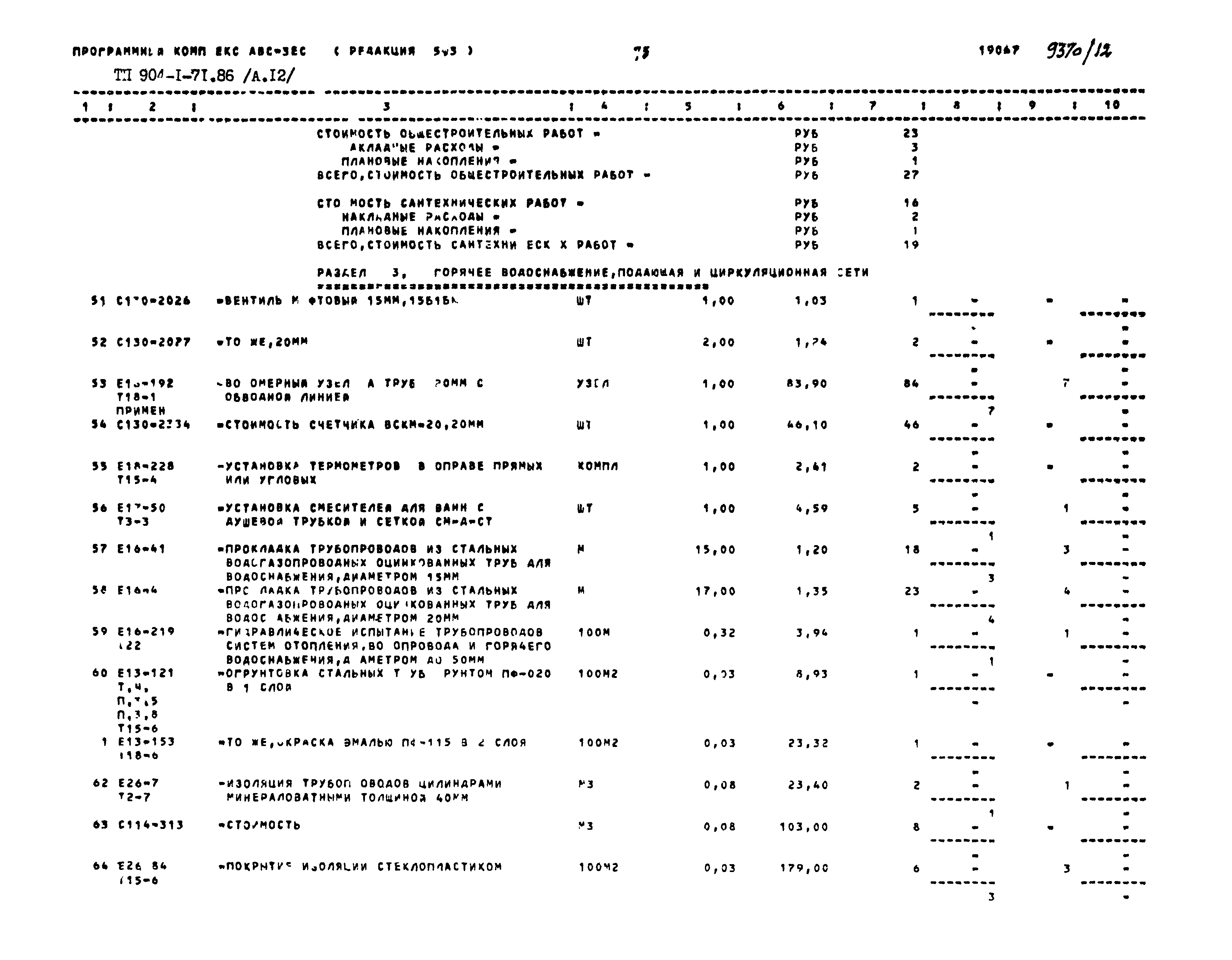 Типовой проект 904-1-71.86