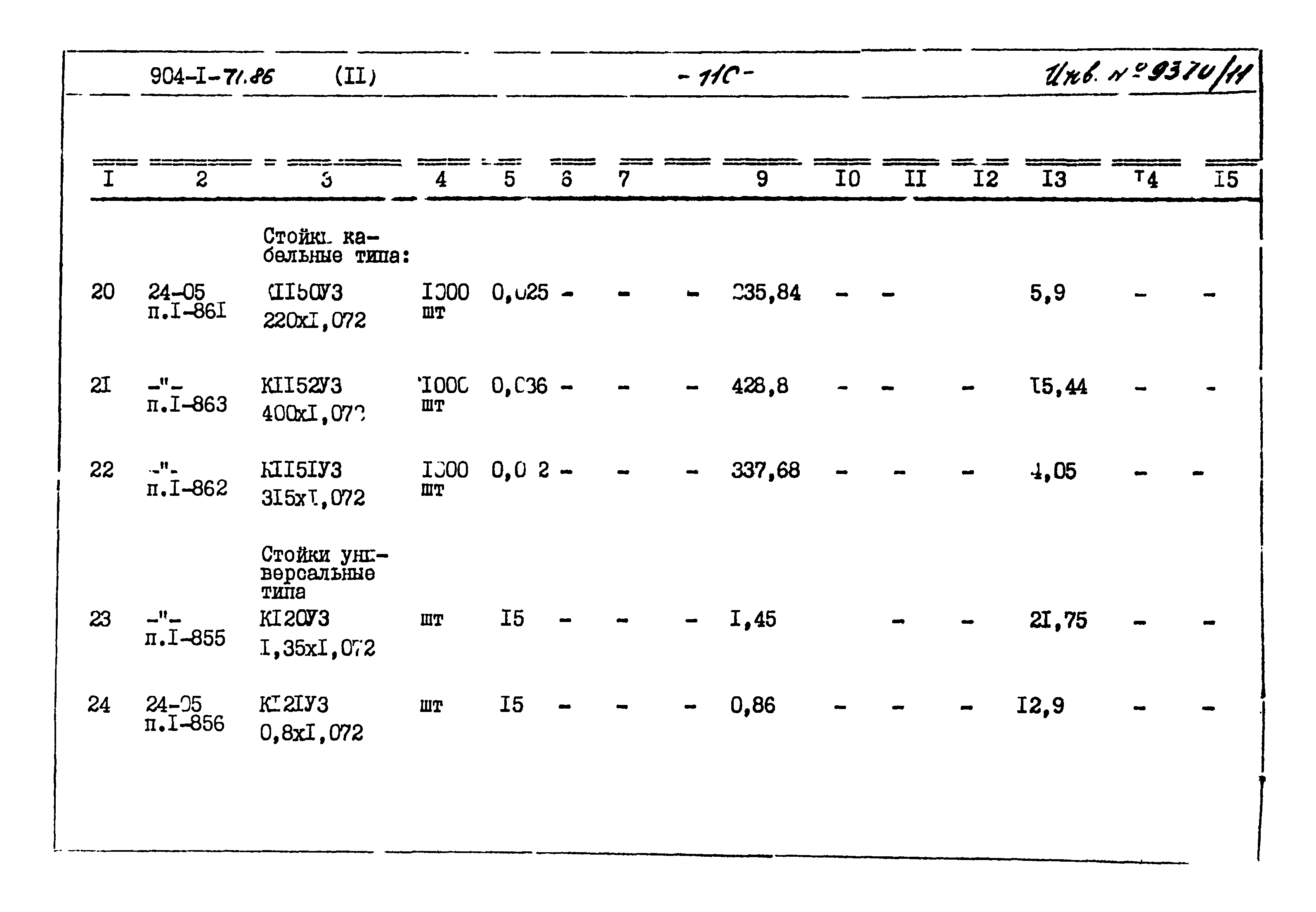 Типовой проект 904-1-71.86