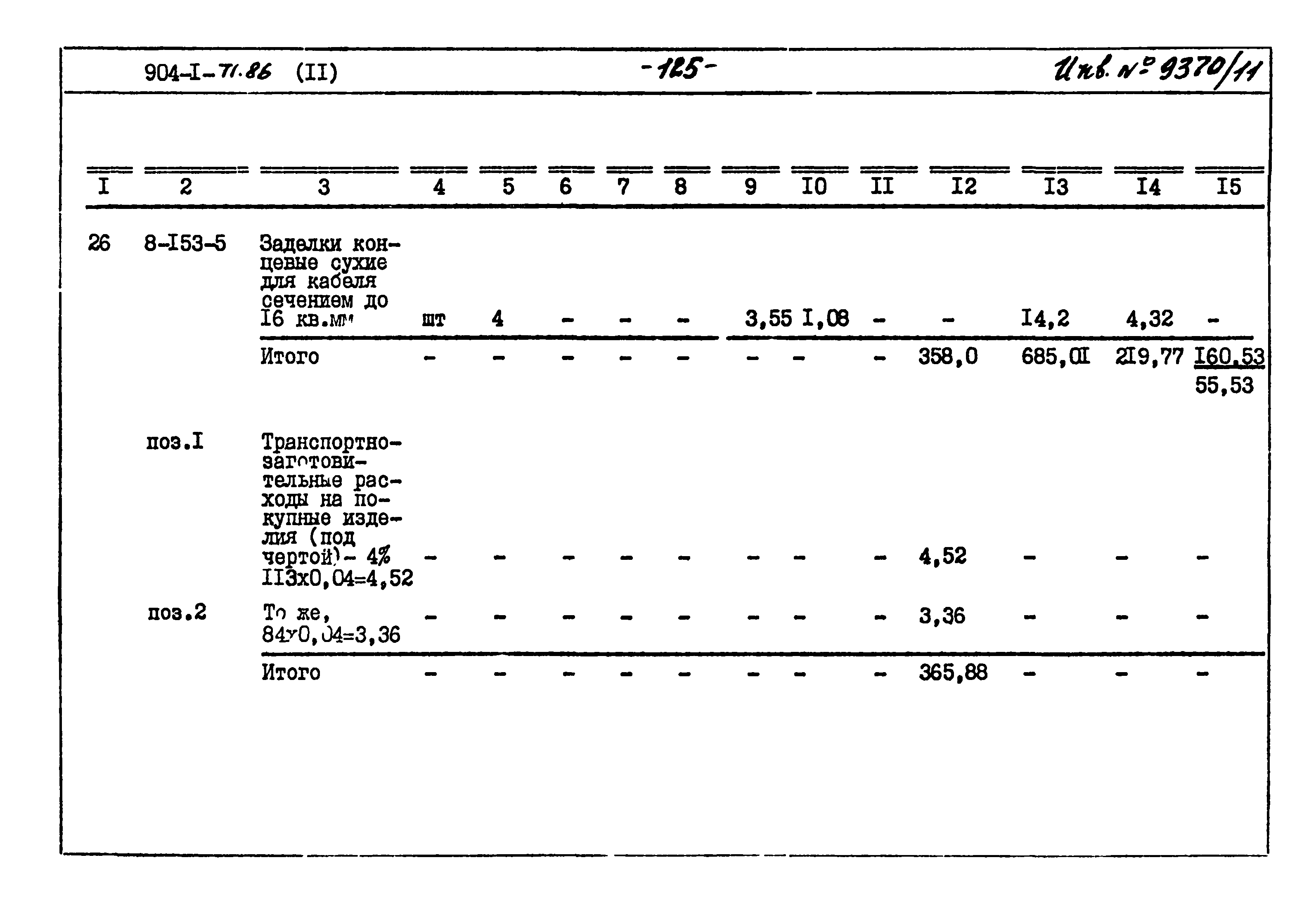 Типовой проект 904-1-71.86