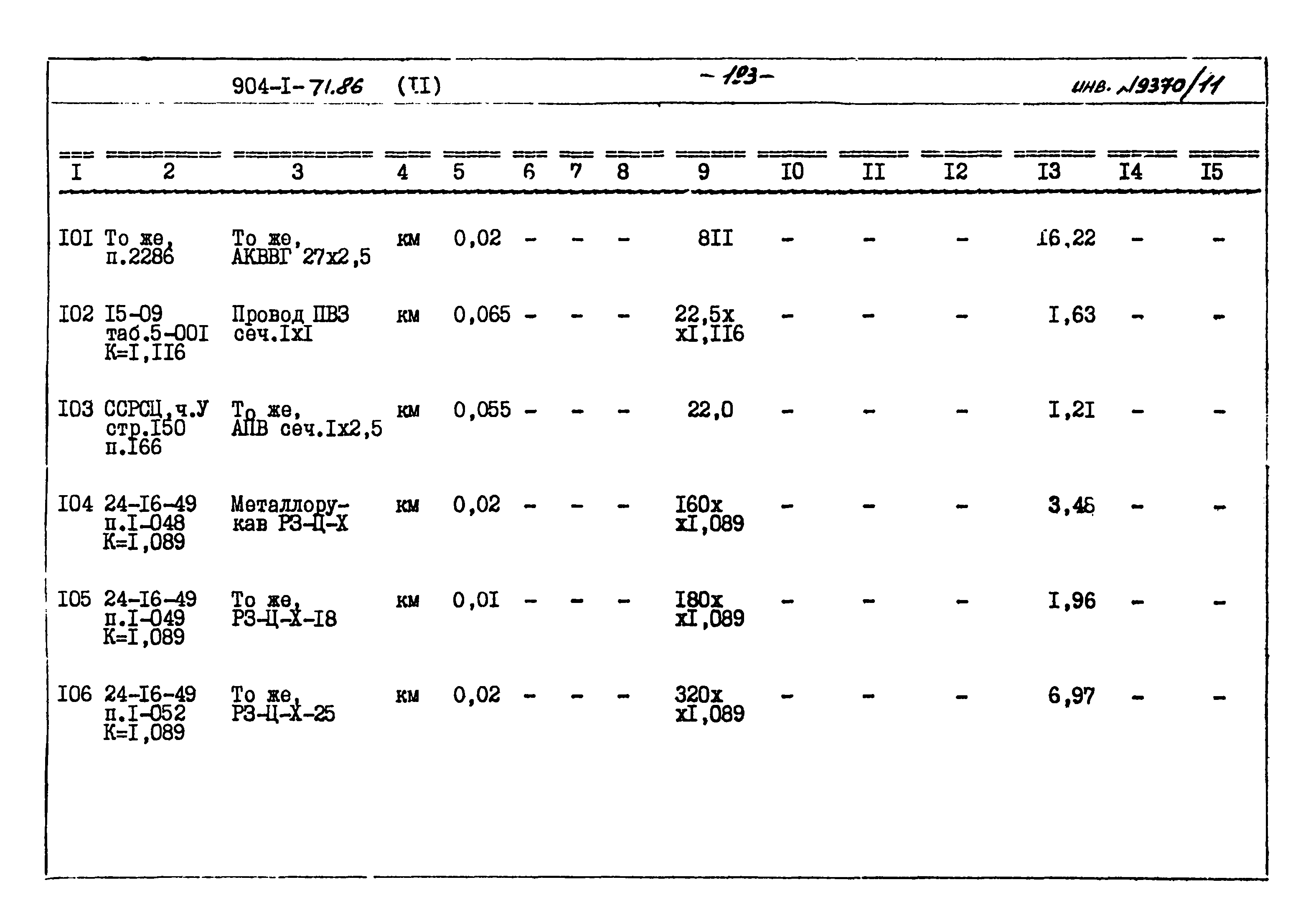 Типовой проект 904-1-71.86