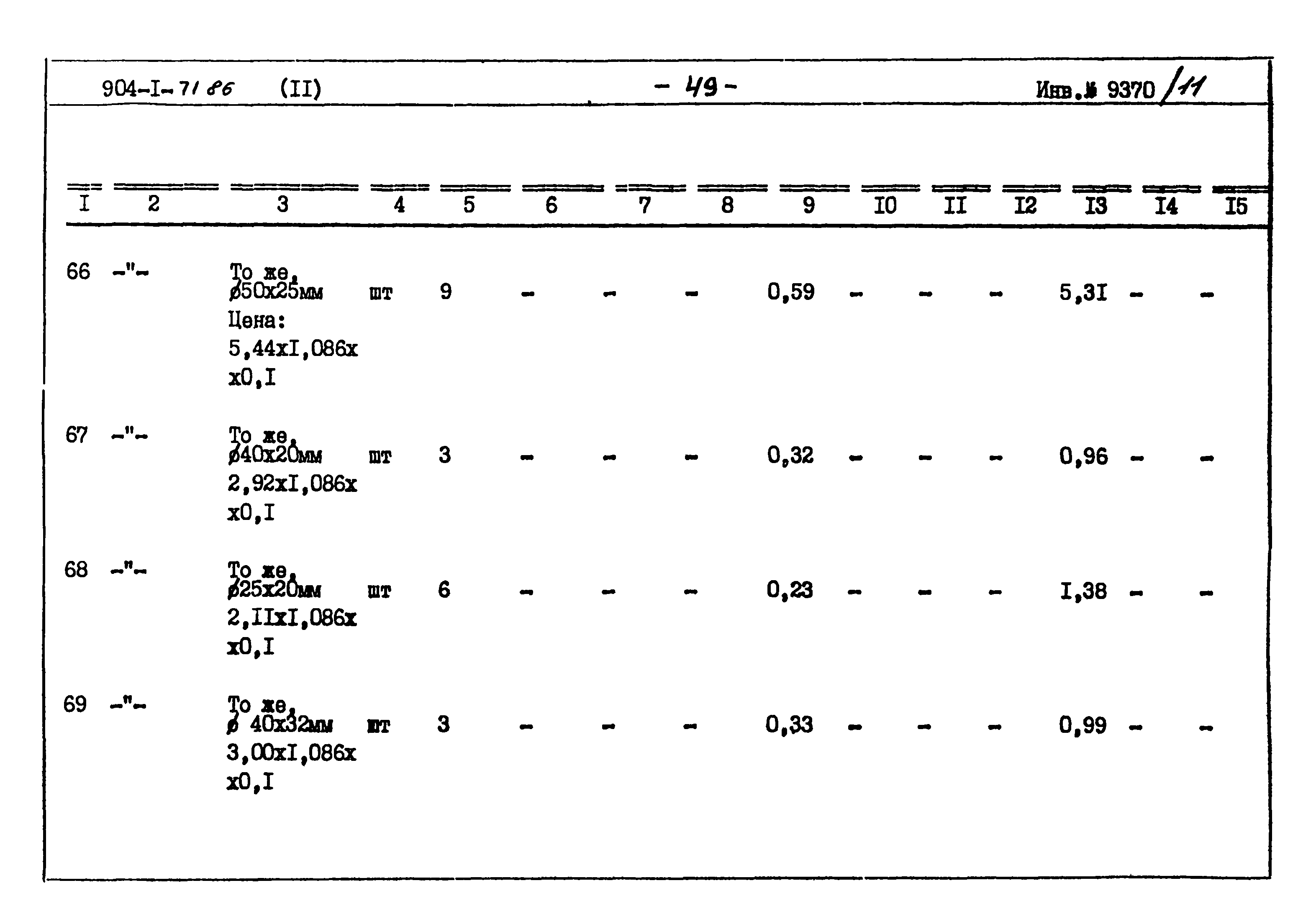 Типовой проект 904-1-71.86
