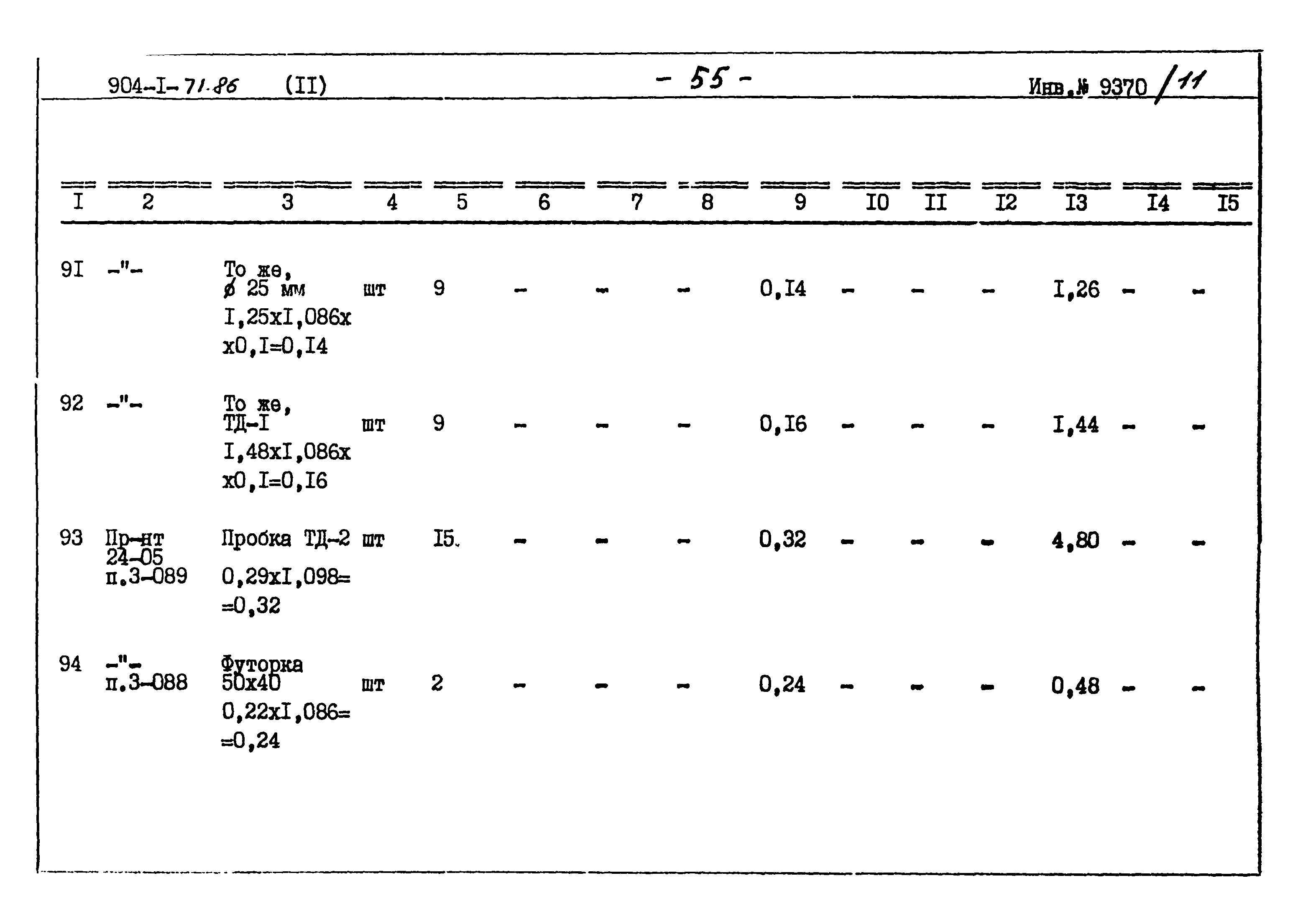 Типовой проект 904-1-71.86