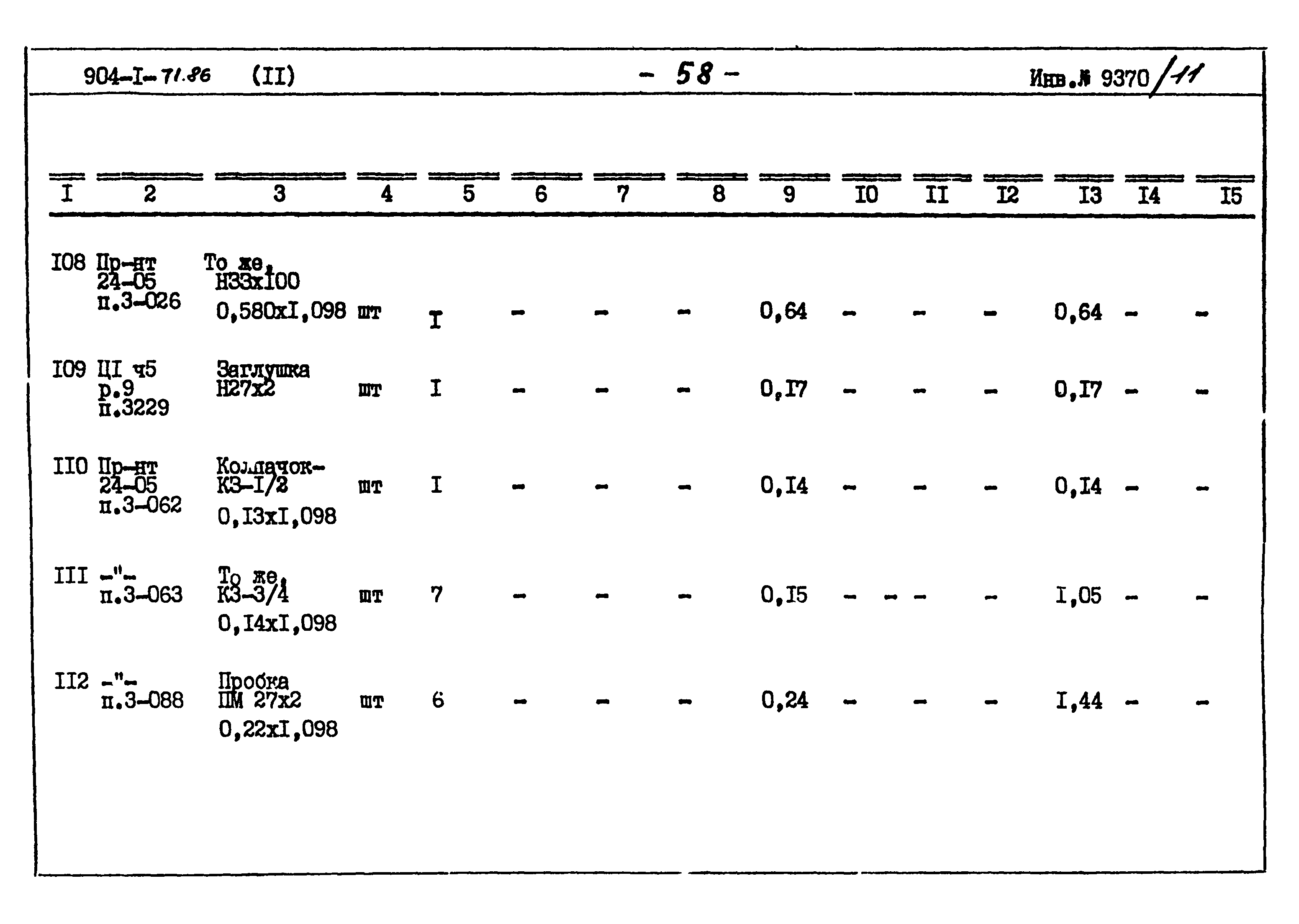 Типовой проект 904-1-71.86
