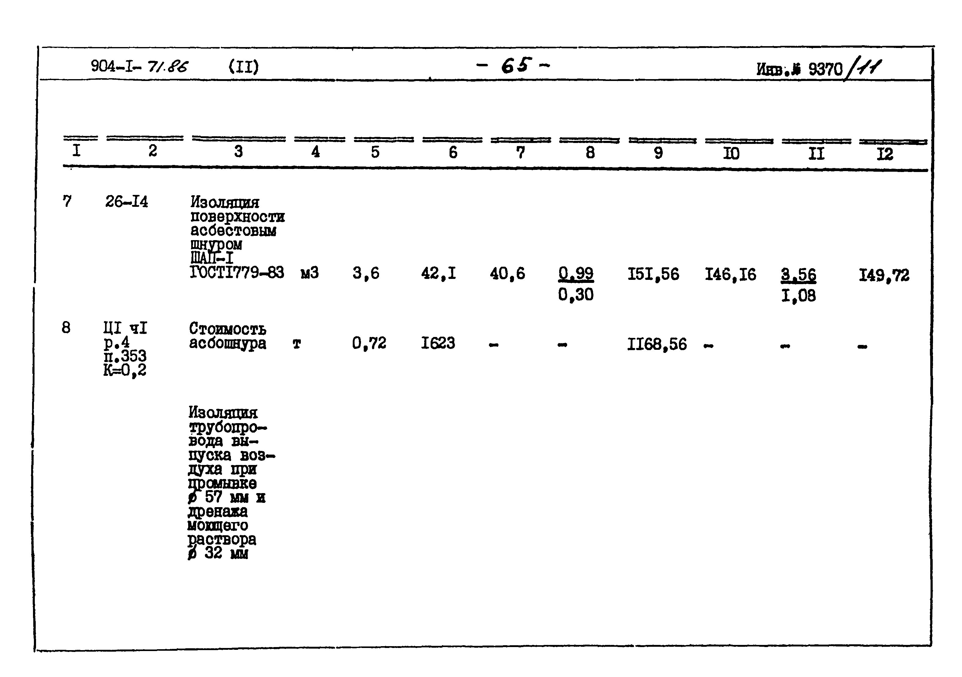 Типовой проект 904-1-71.86