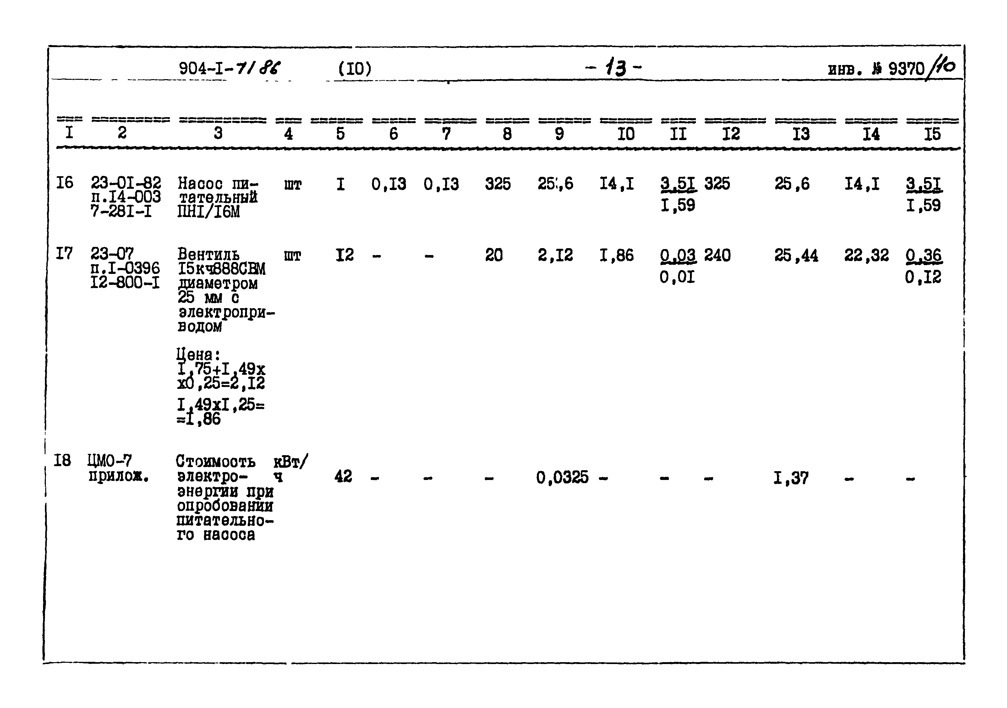 Типовой проект 904-1-71.86