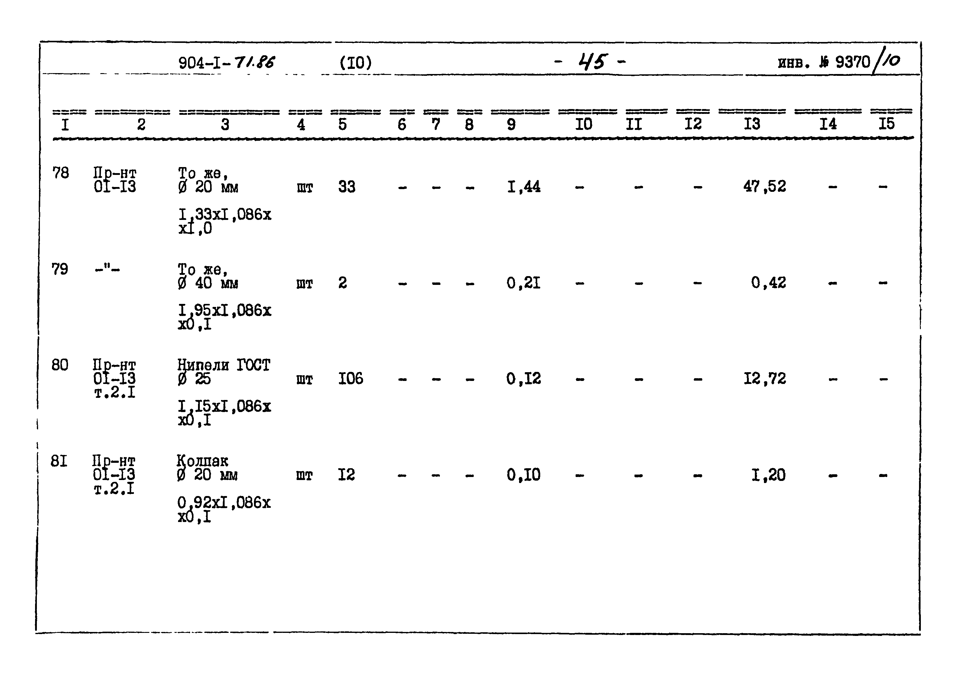 Типовой проект 904-1-71.86