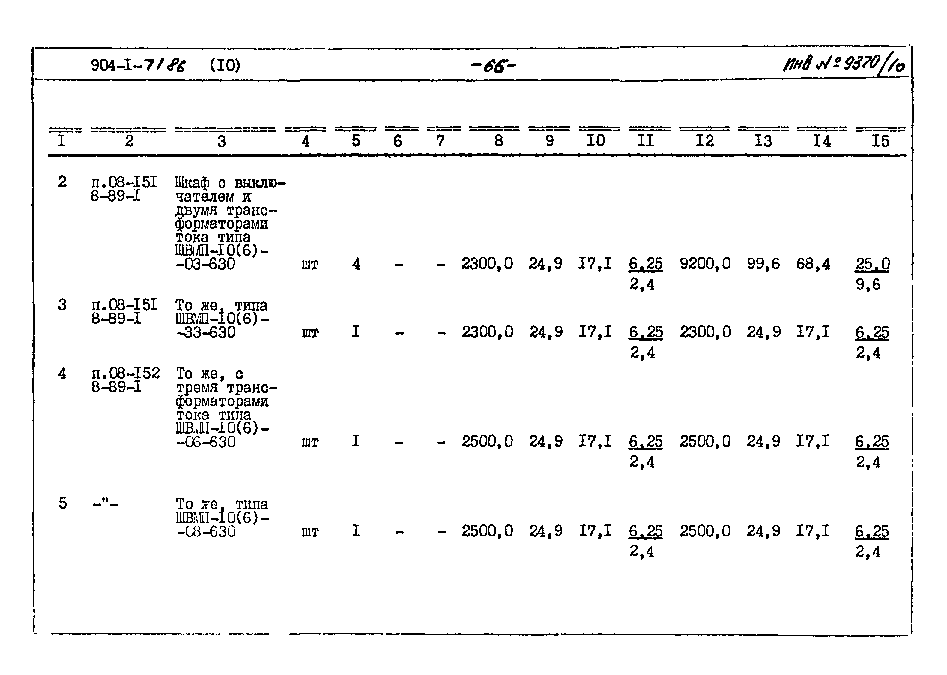 Типовой проект 904-1-71.86