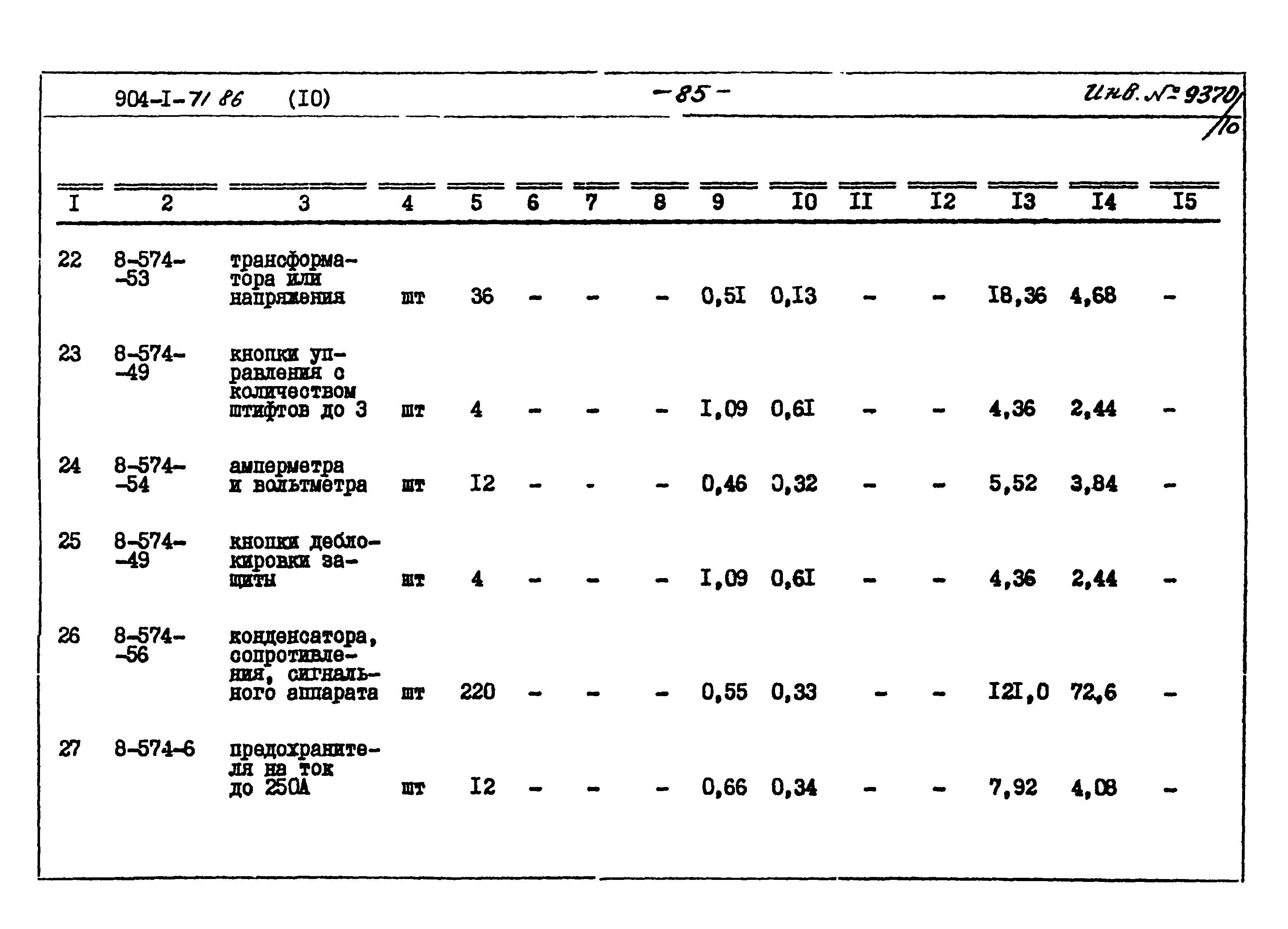 Типовой проект 904-1-71.86