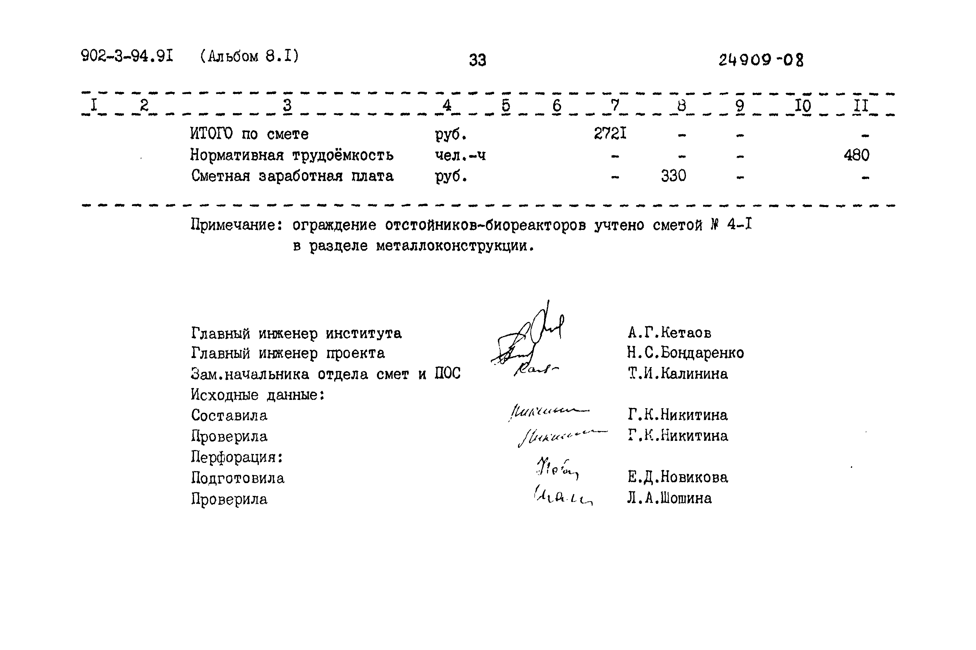 Типовой проект 902-3-94.91