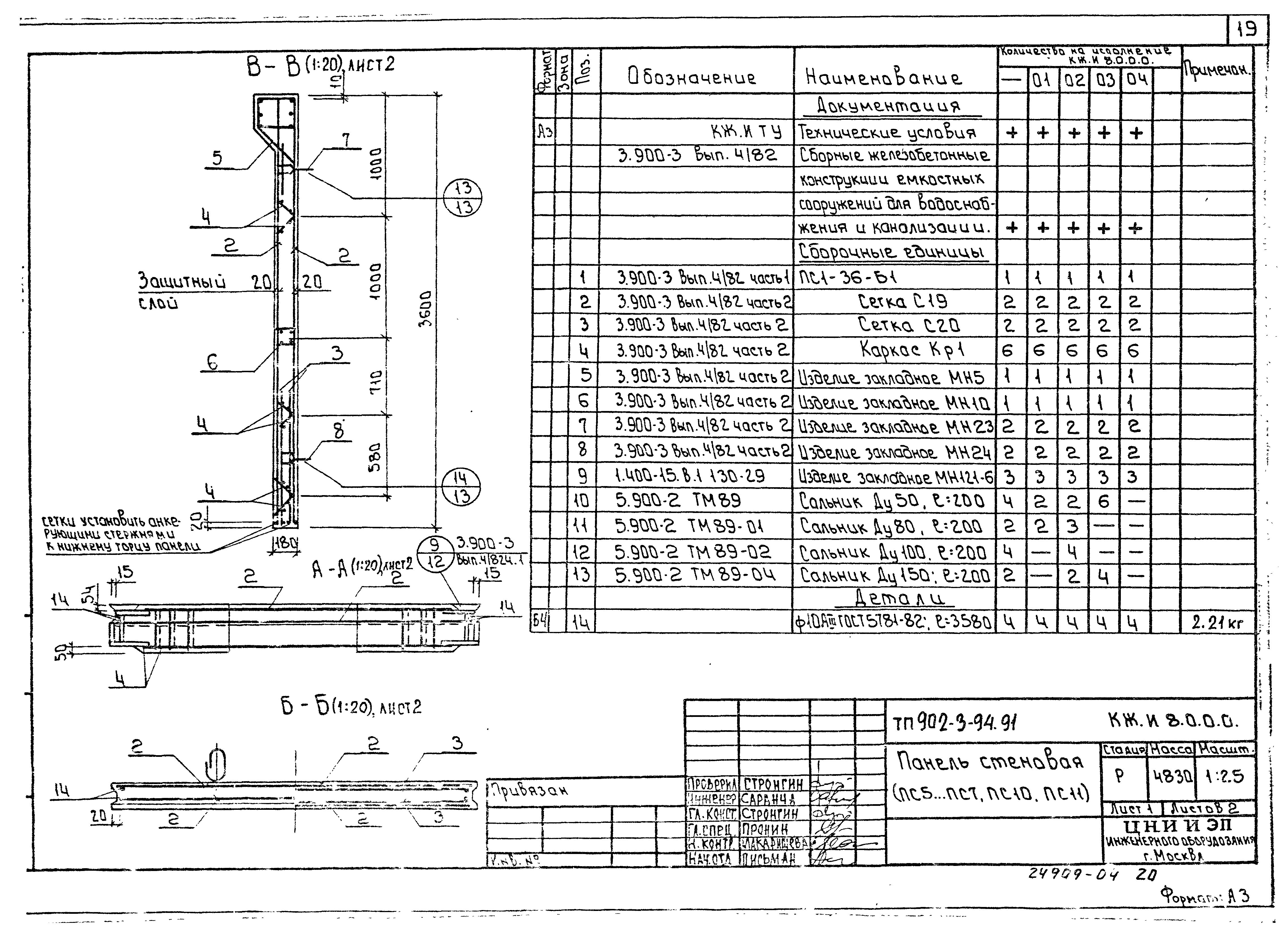Типовой проект 902-3-94.91