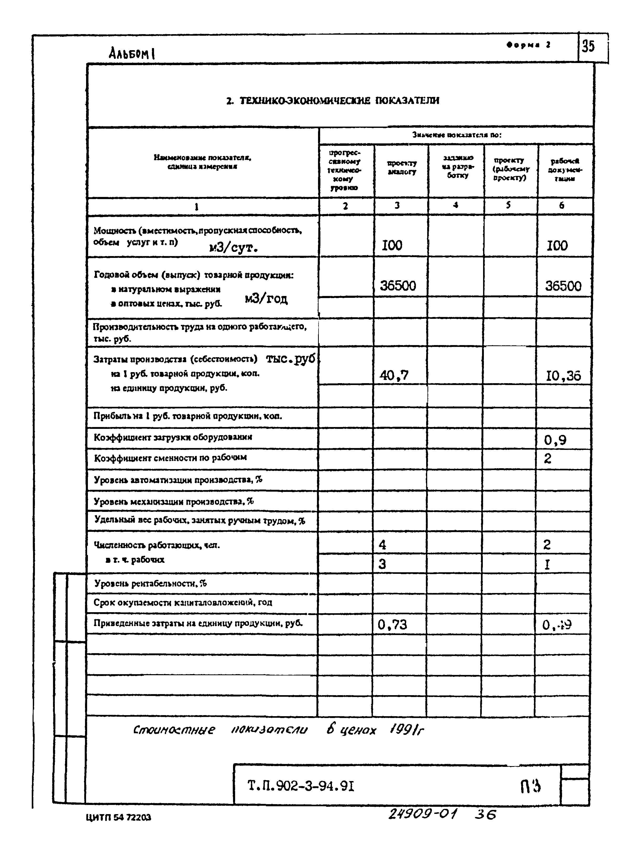 Типовой проект 902-3-94.91