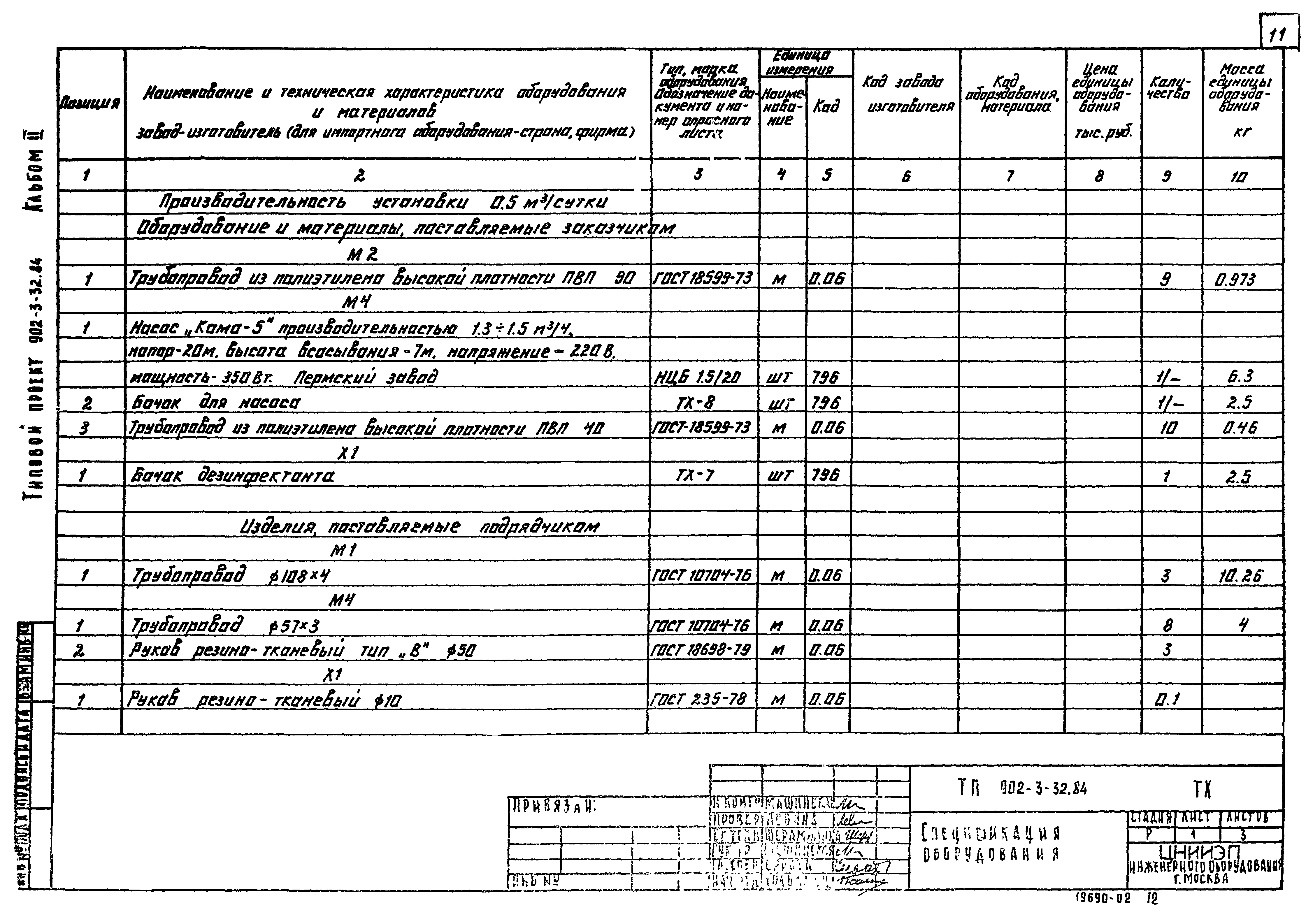 Типовой проект 902-3-32.84