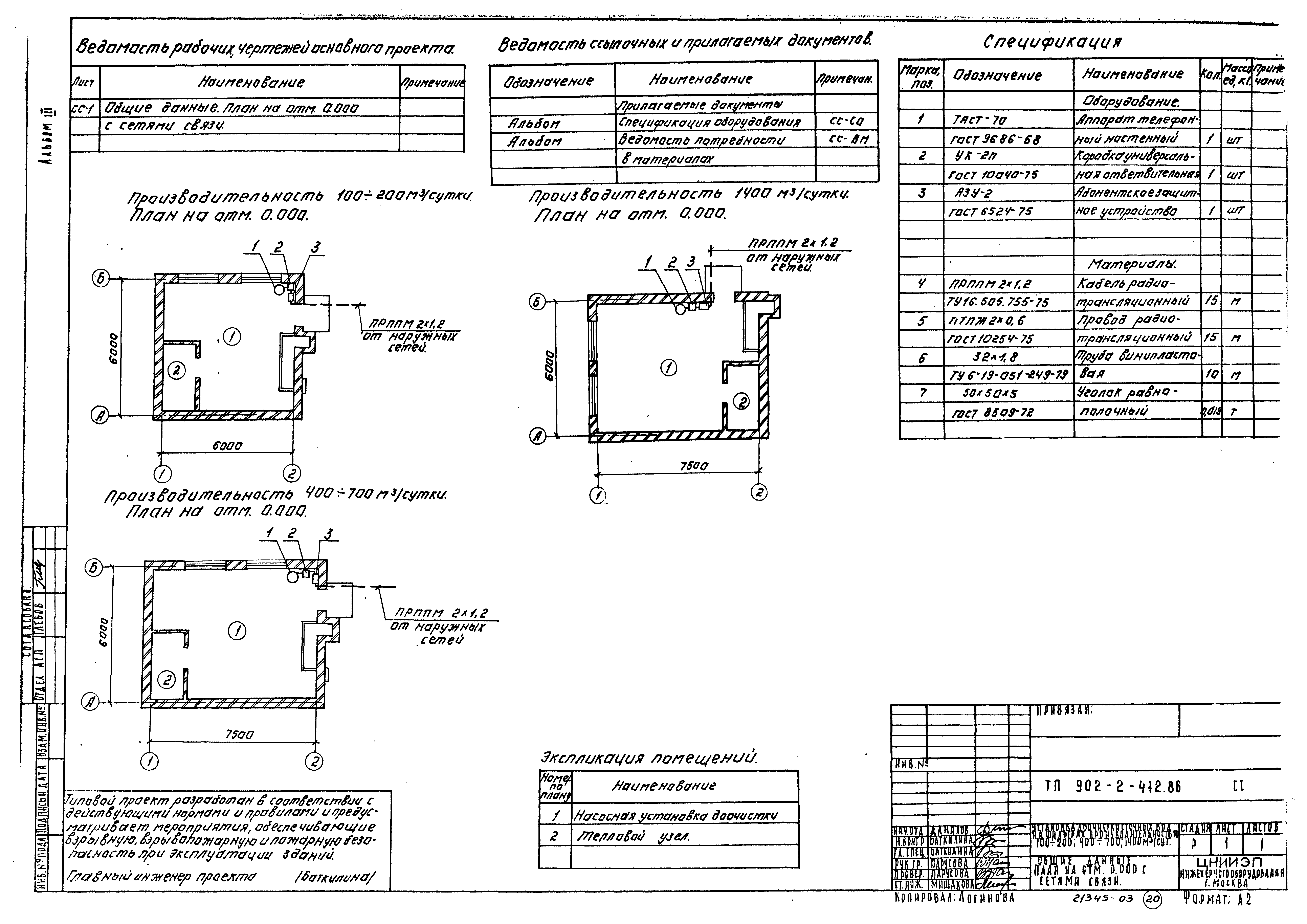 Типовой проект 902-2-412.86