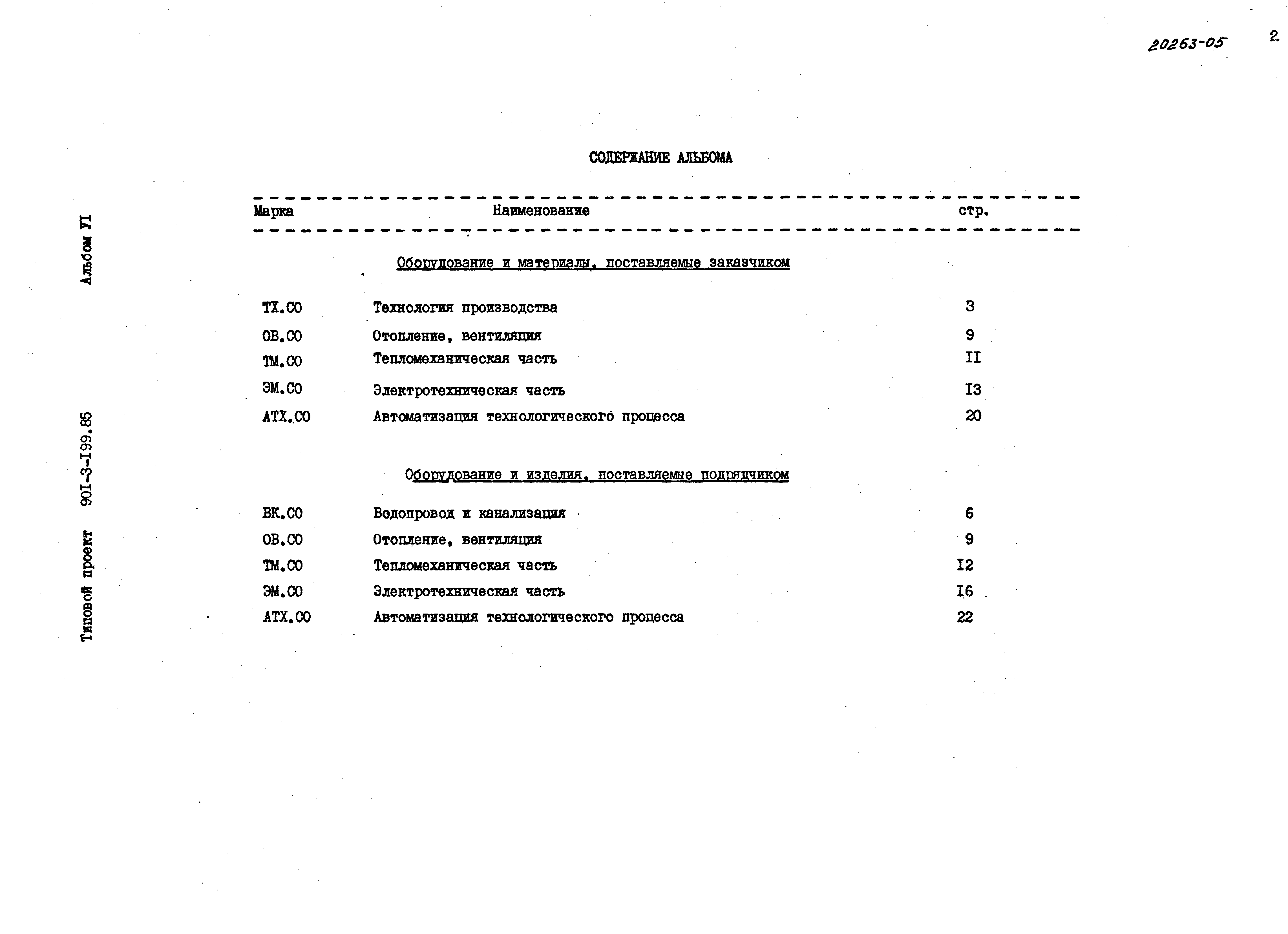 Типовой проект 901-3-199.85