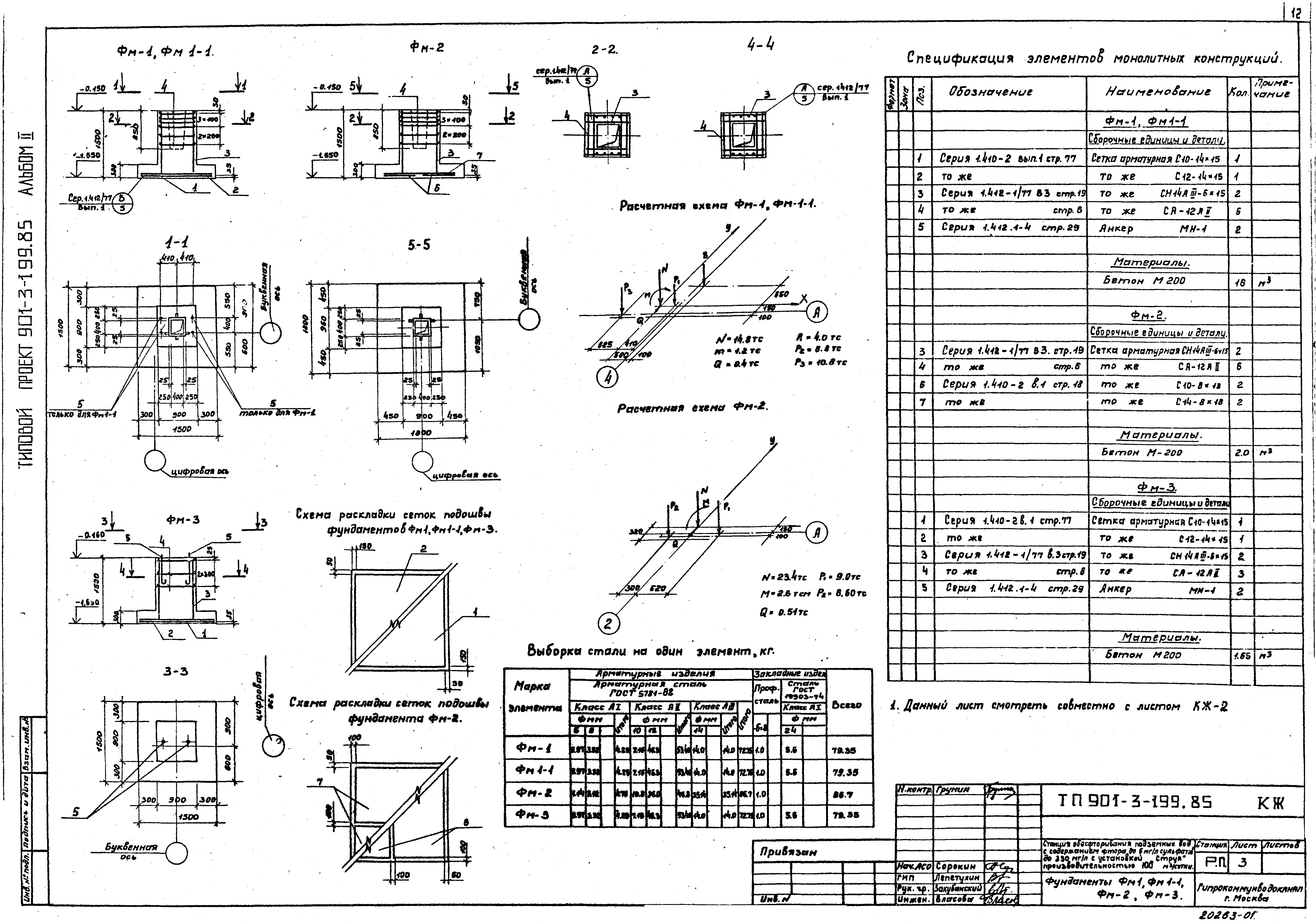 Типовой проект 901-3-199.85