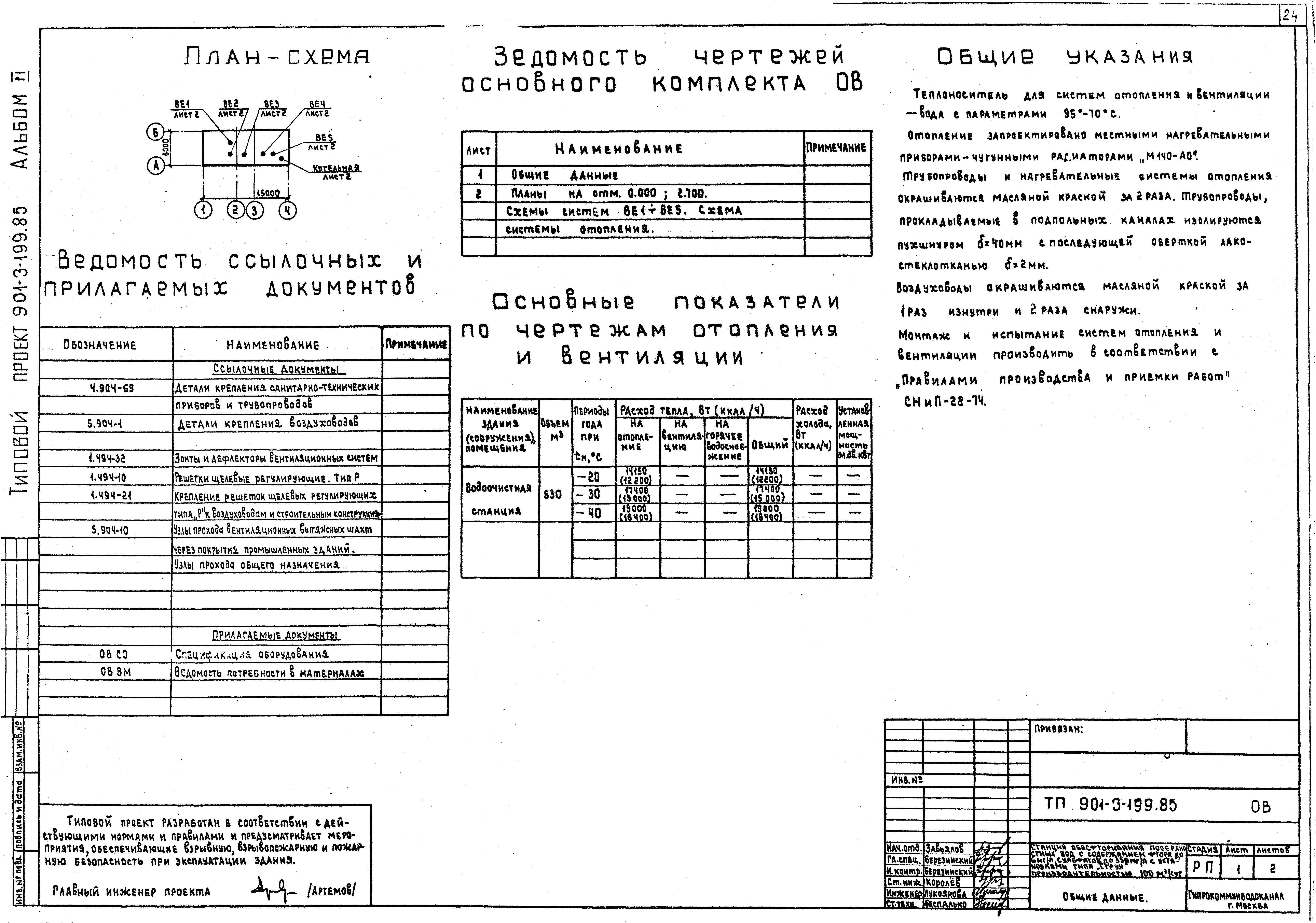 Типовой проект 901-3-199.85
