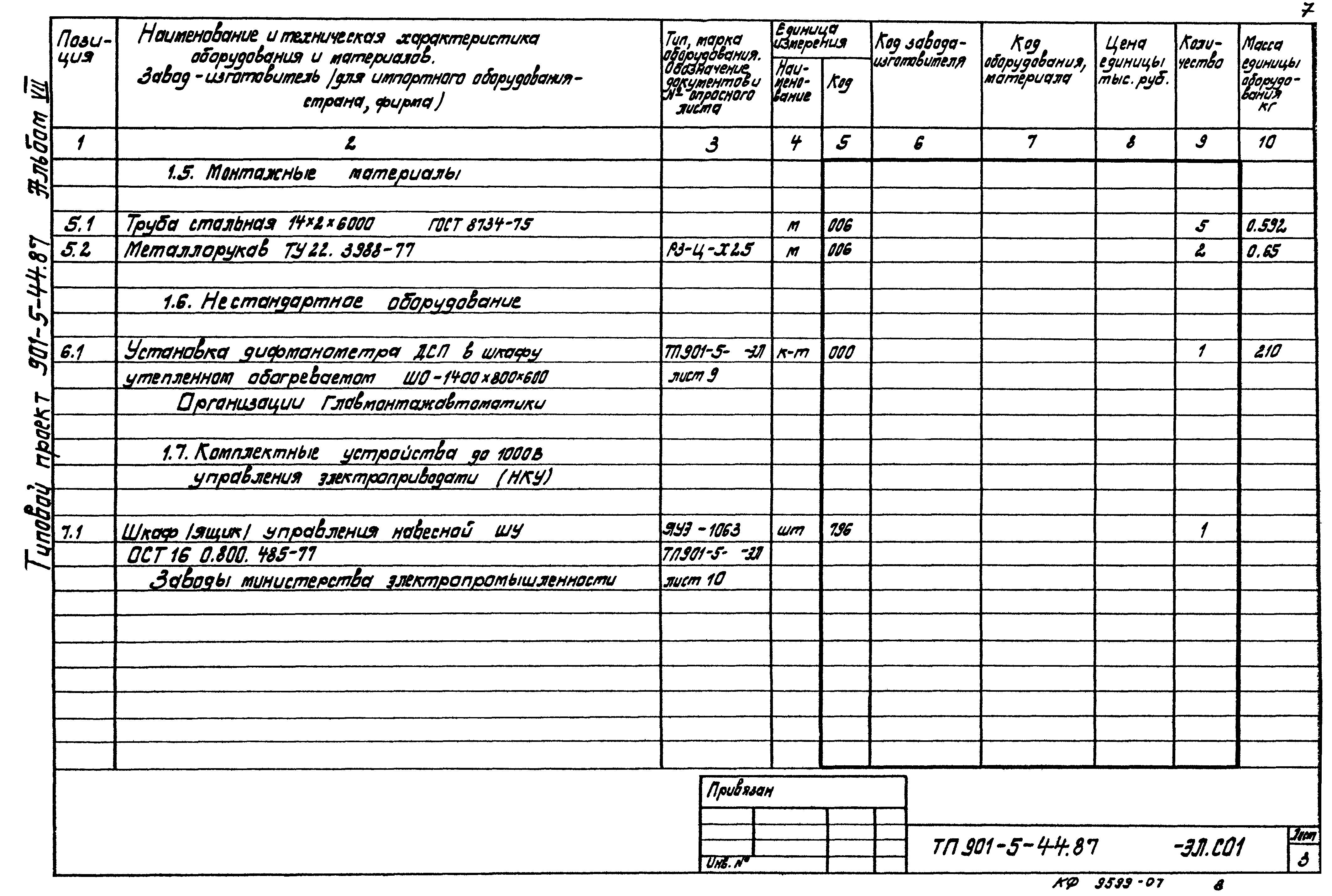 Типовой проект 901-5-44.87