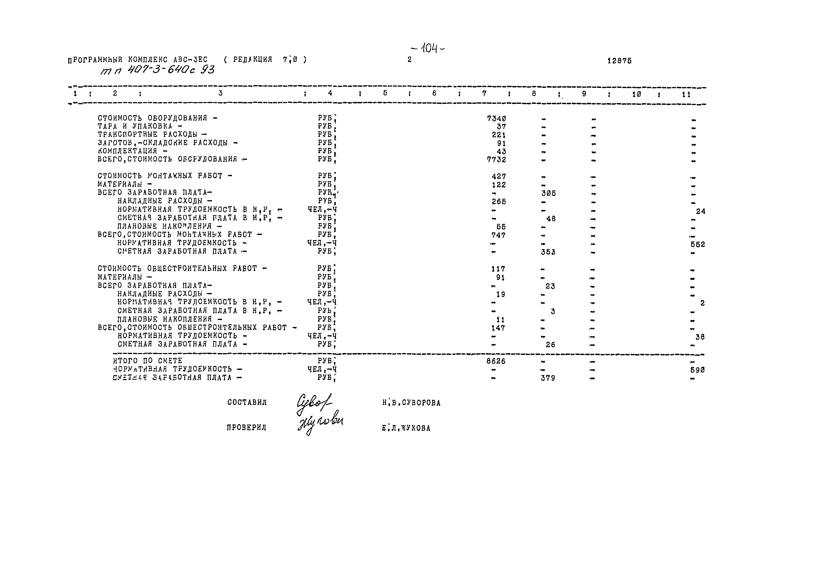 Типовой проект 407-3-640с.93