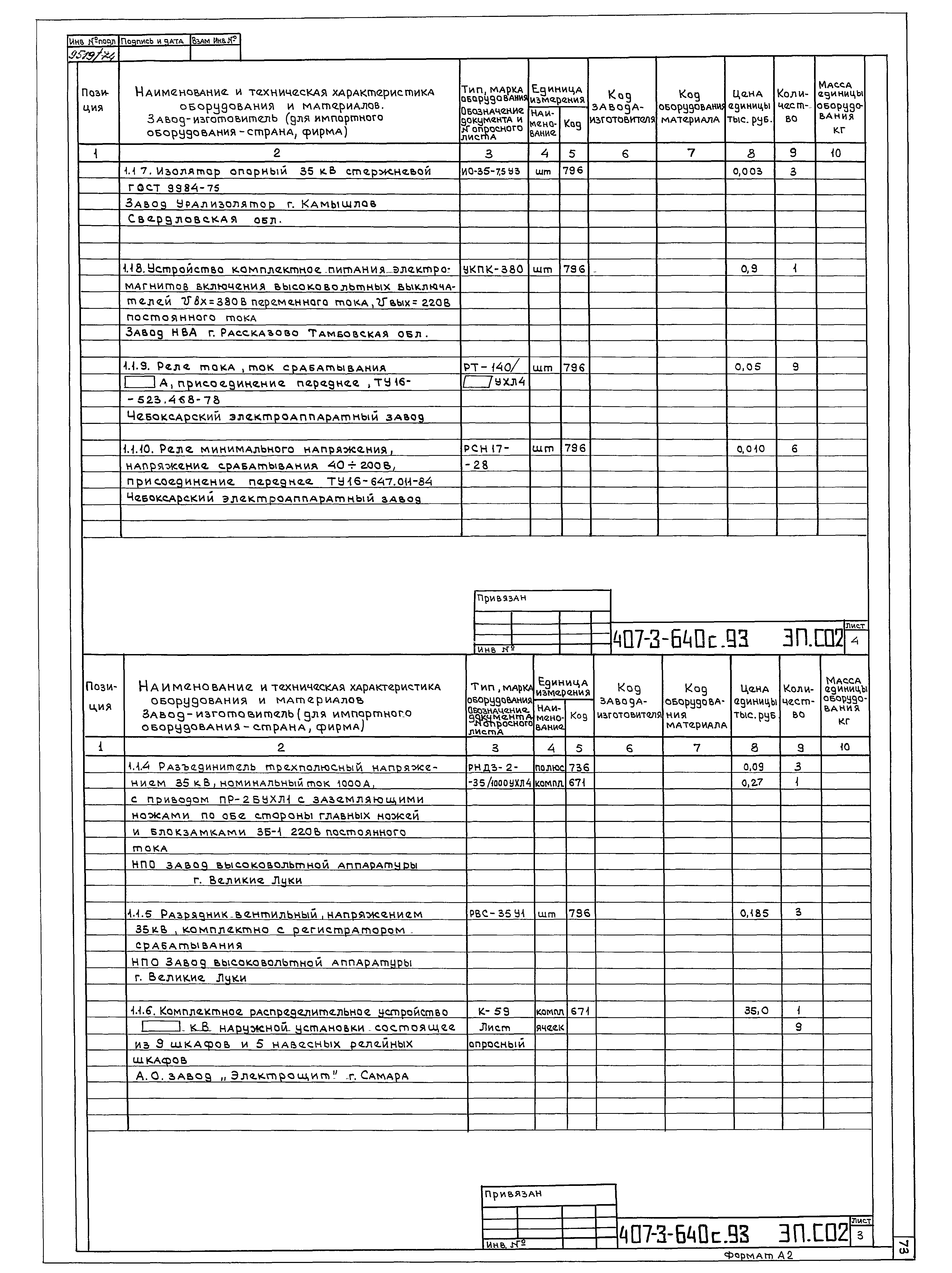 Типовой проект 407-3-640с.93