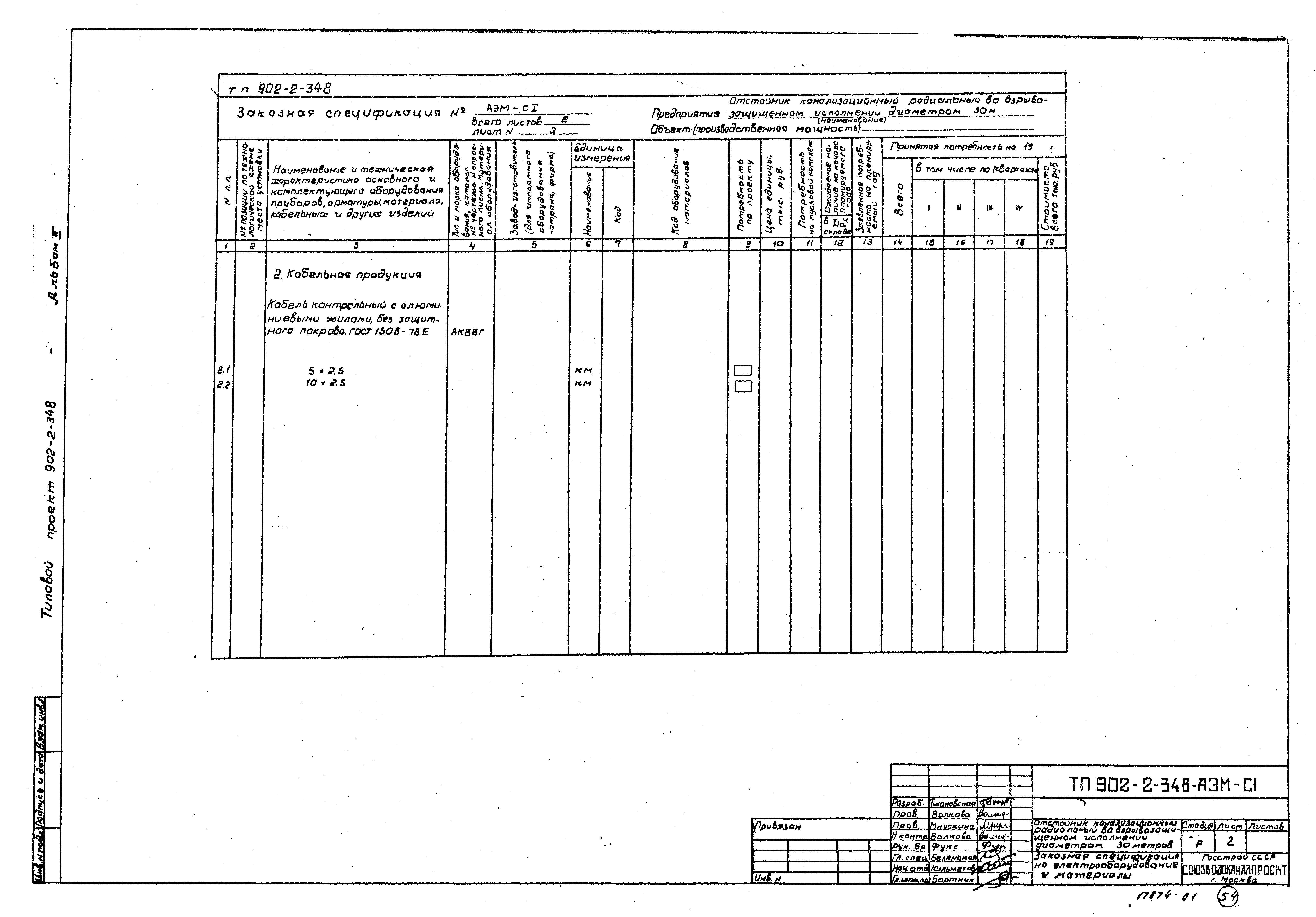 Типовой проект 902-2-348