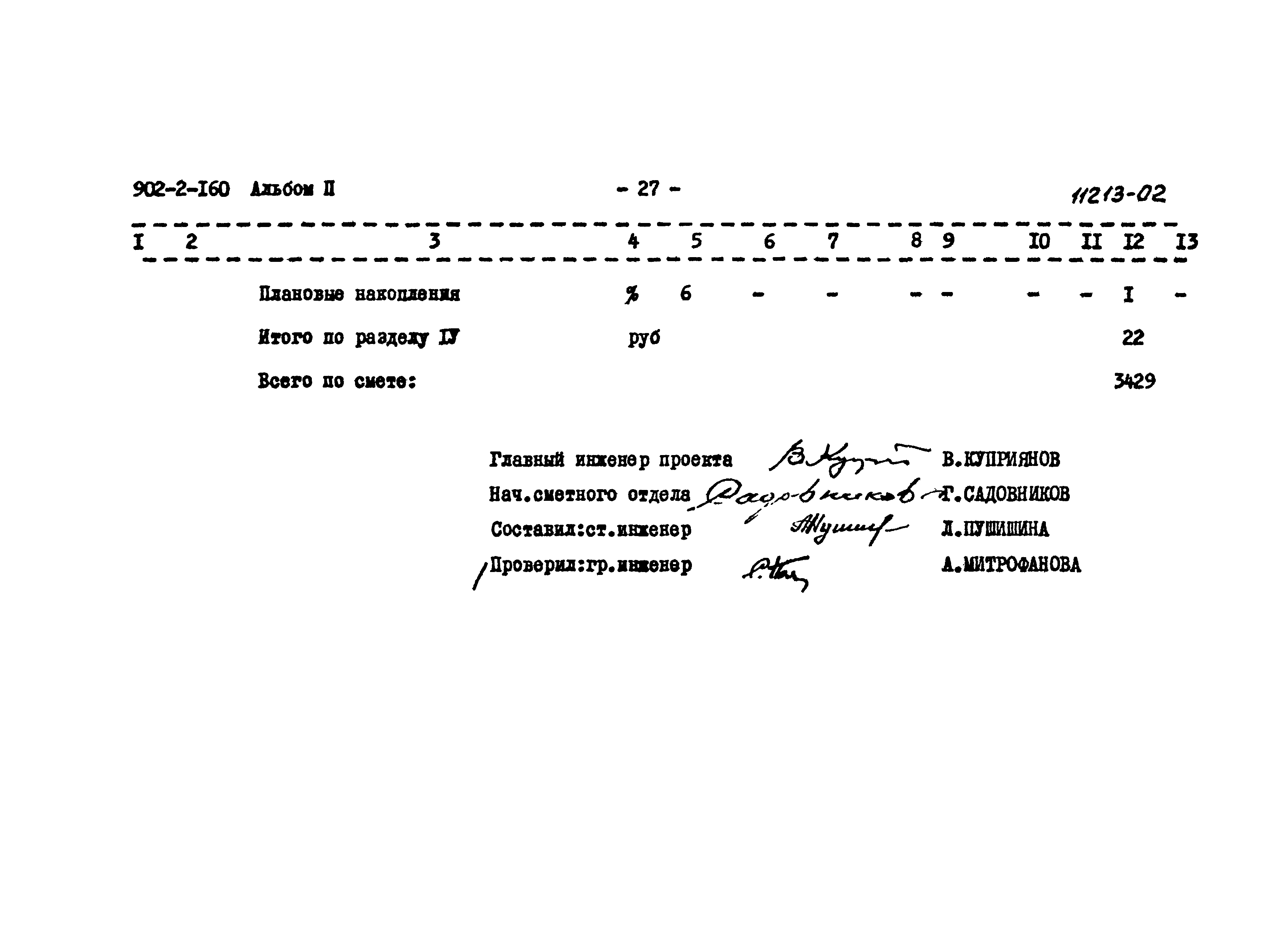 Типовой проект 902-2-160
