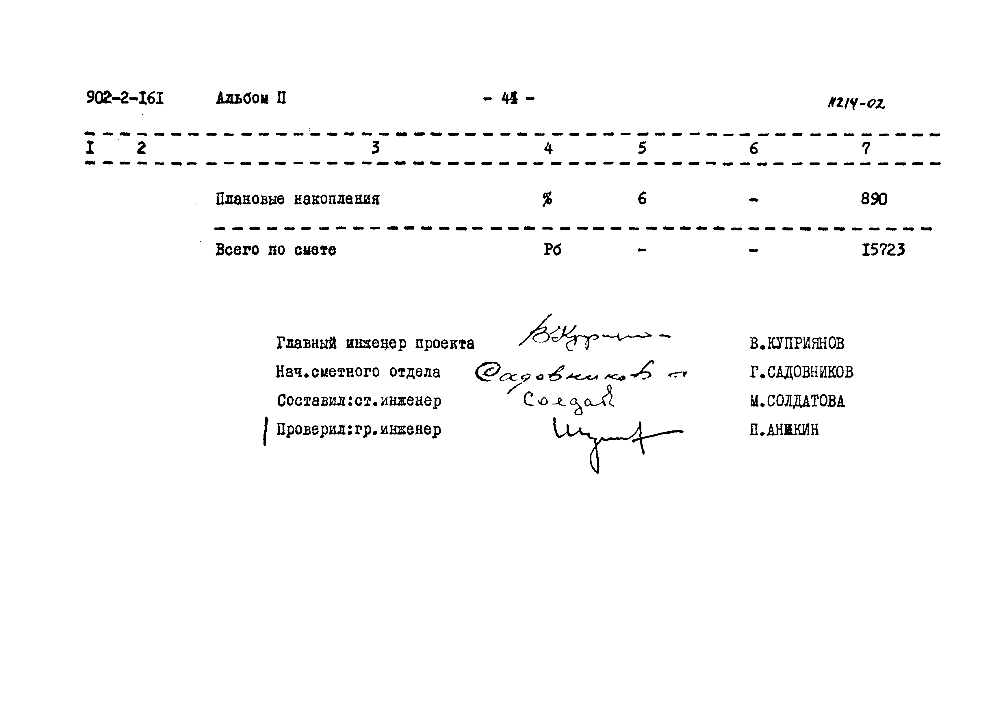 Типовой проект 902-2-161