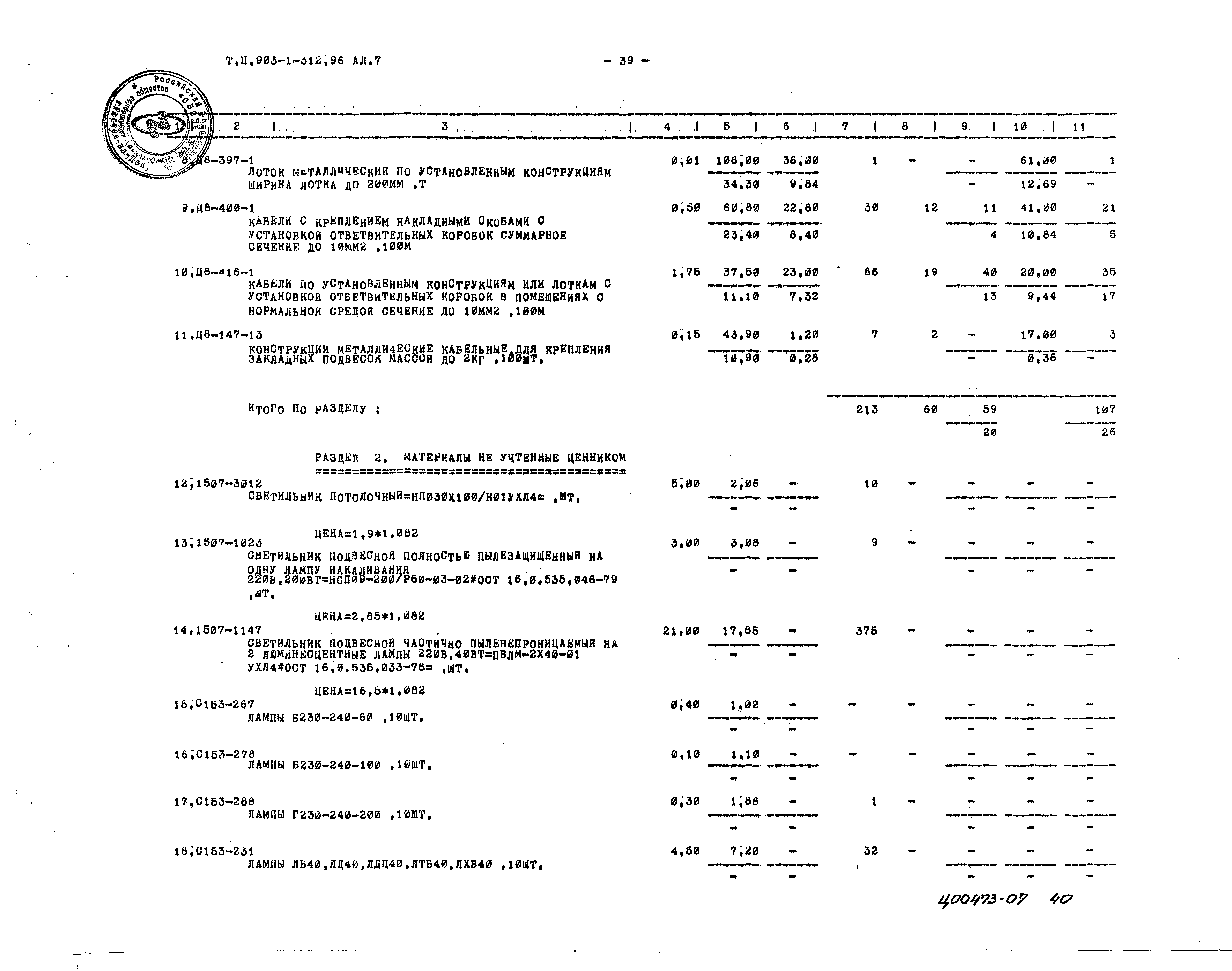 Типовой проект 903-1-312.96