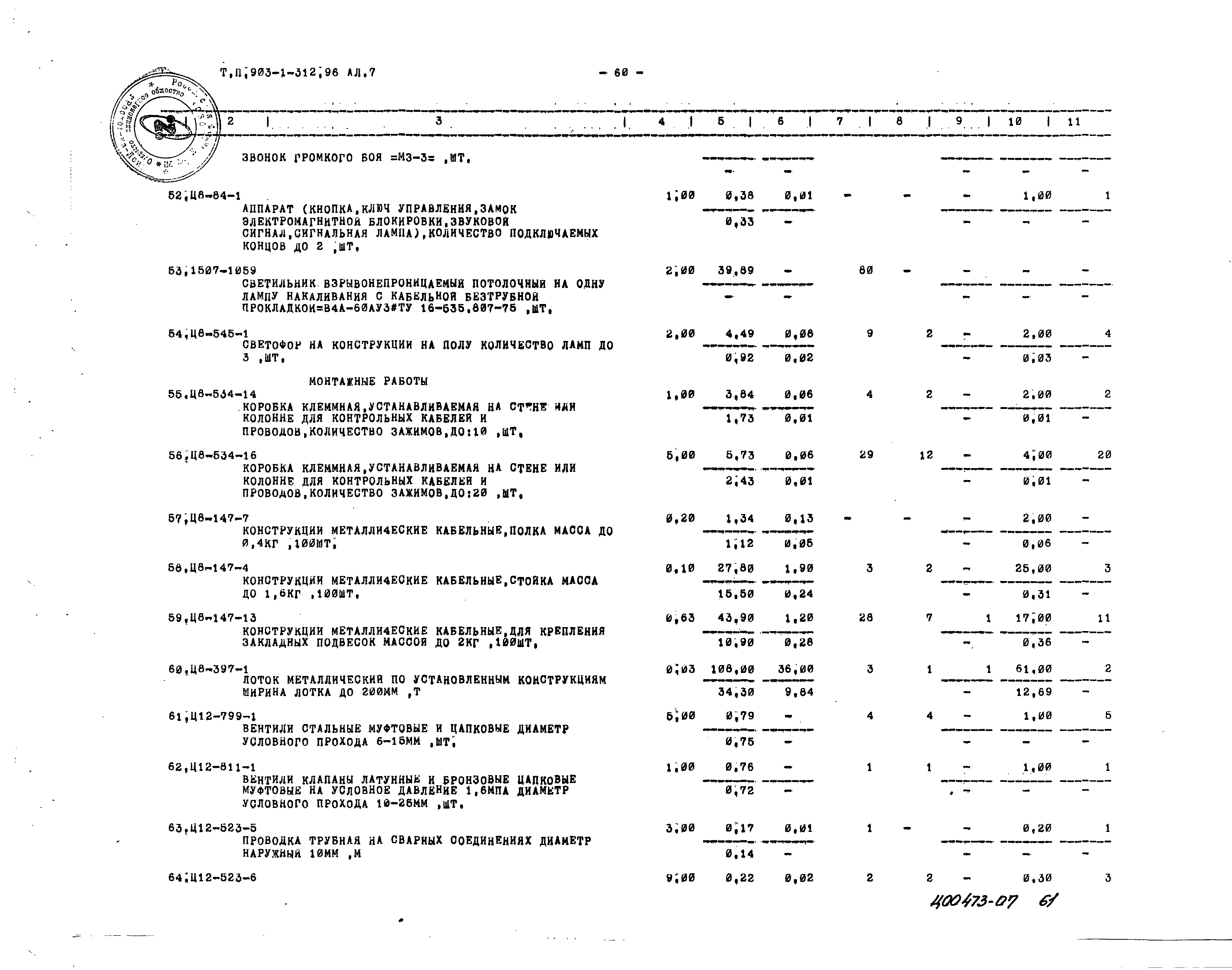 Типовой проект 903-1-312.96