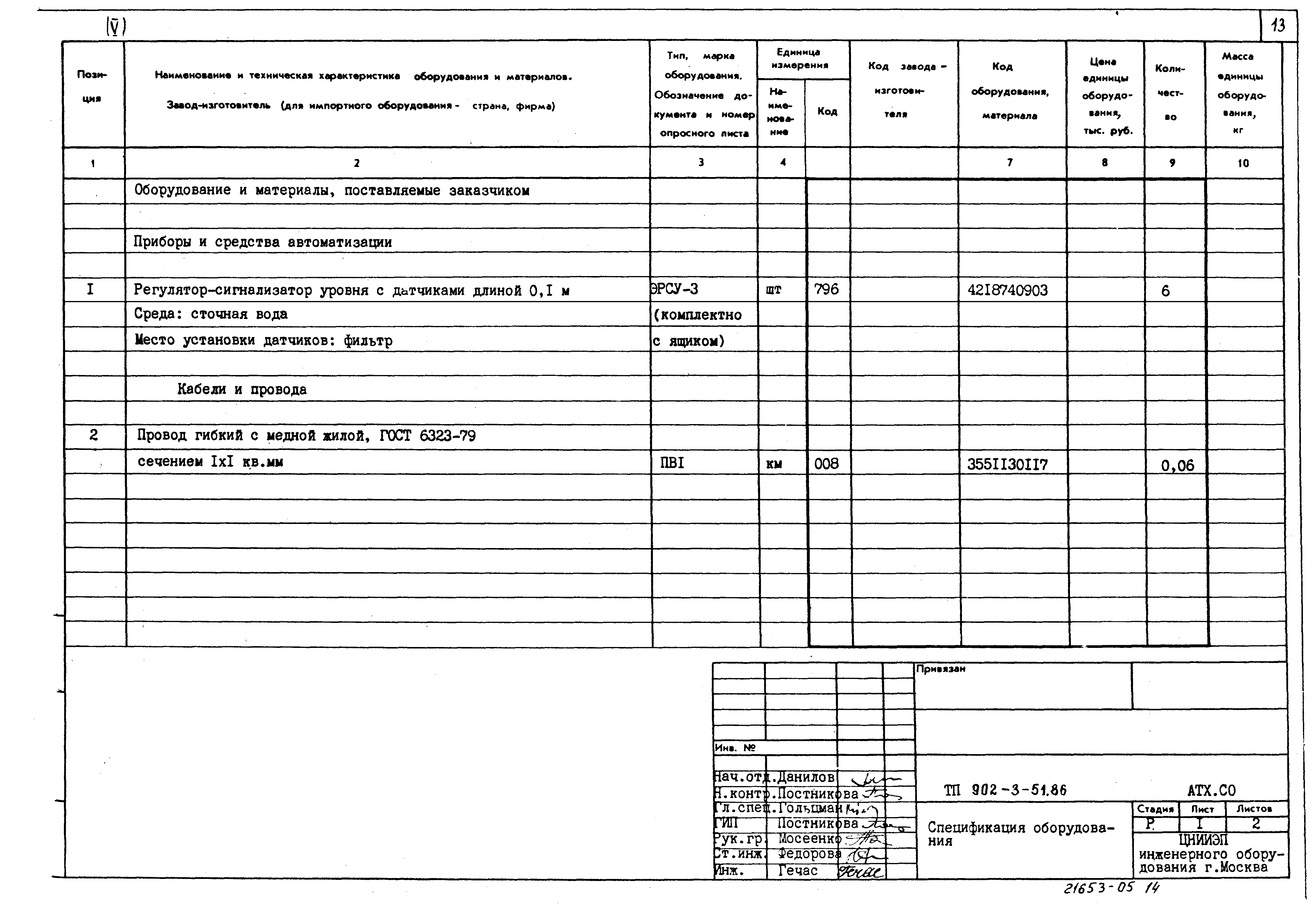 Типовой проект 902-3-51.86