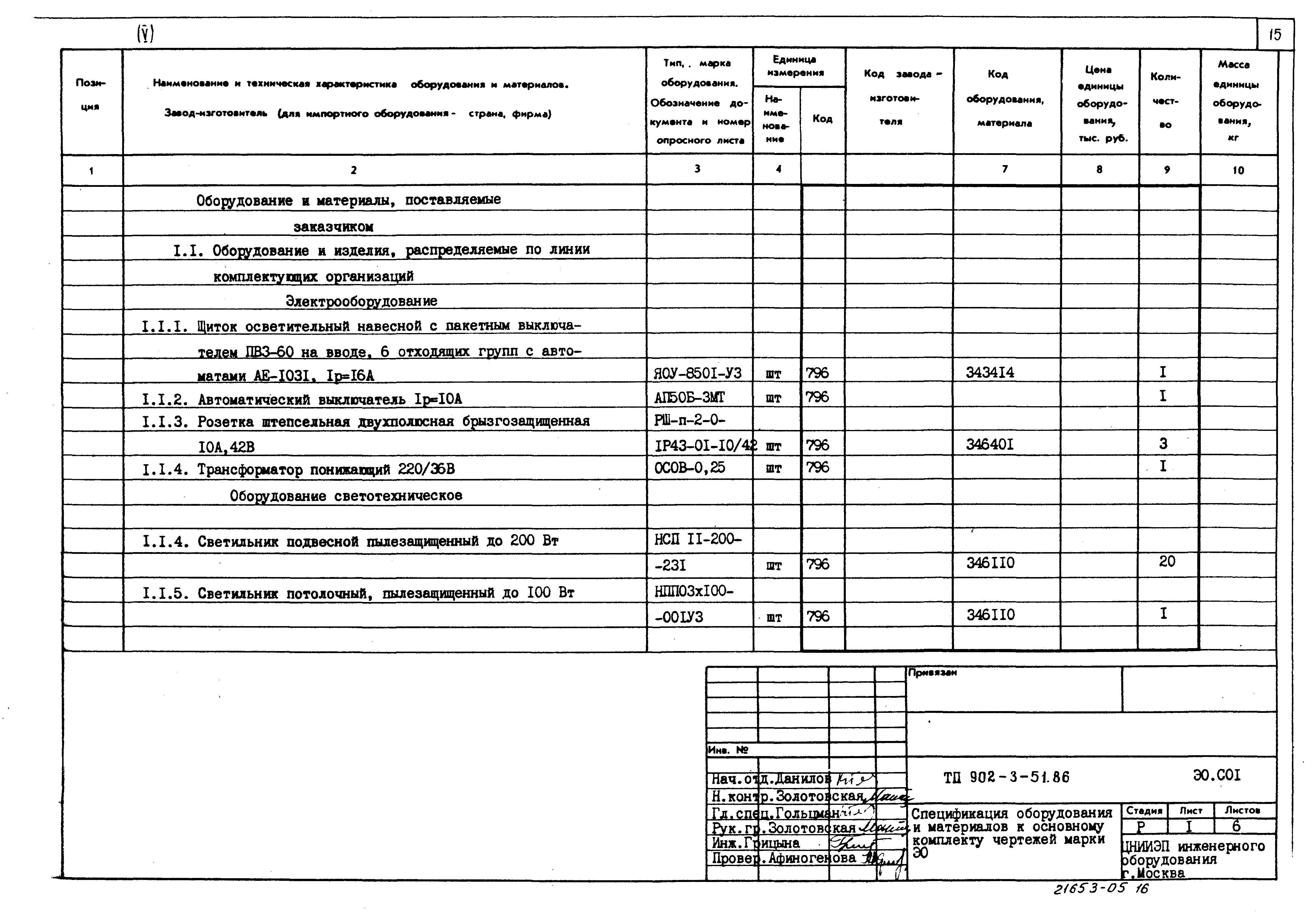 Типовой проект 902-3-51.86