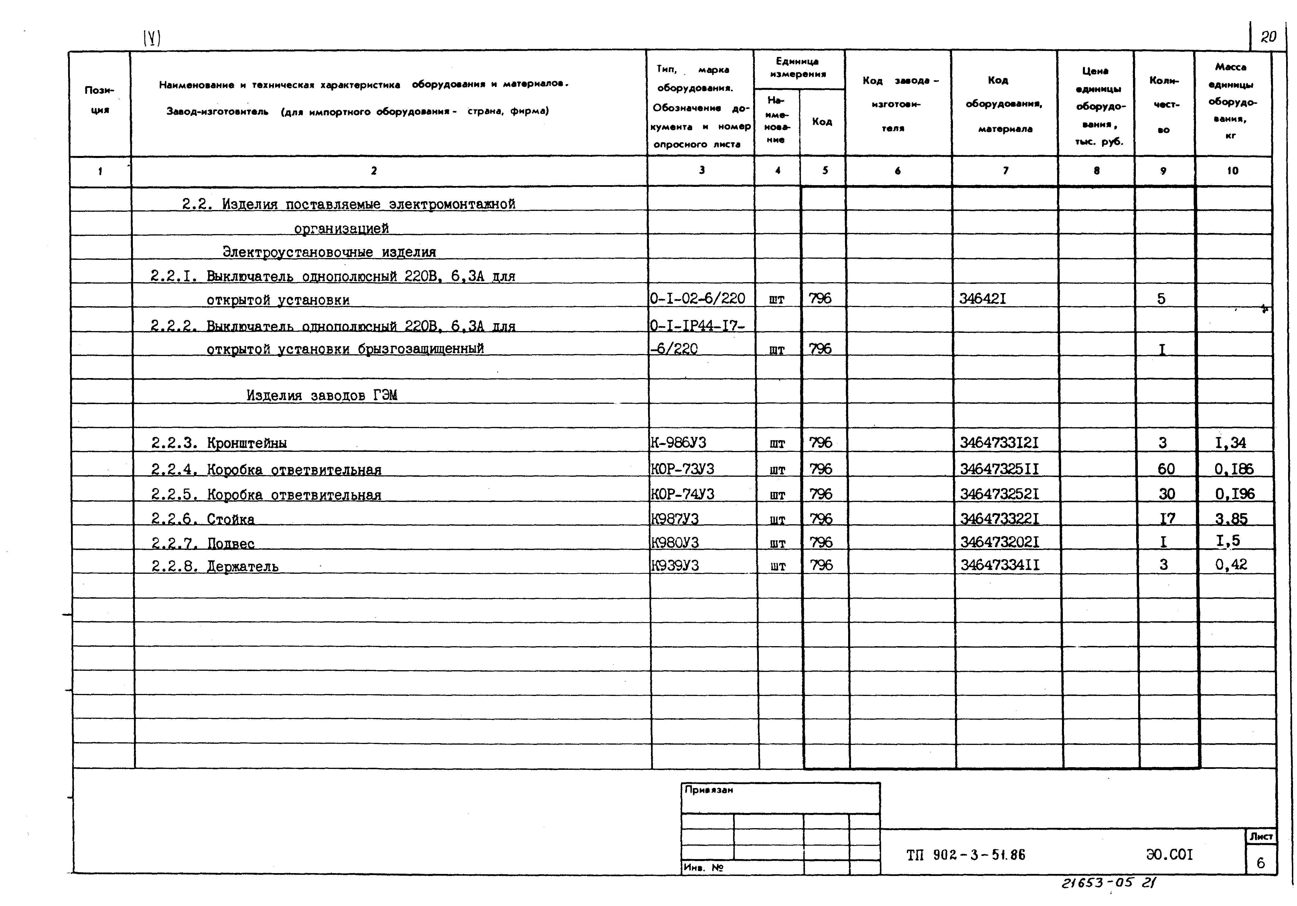 Типовой проект 902-3-51.86