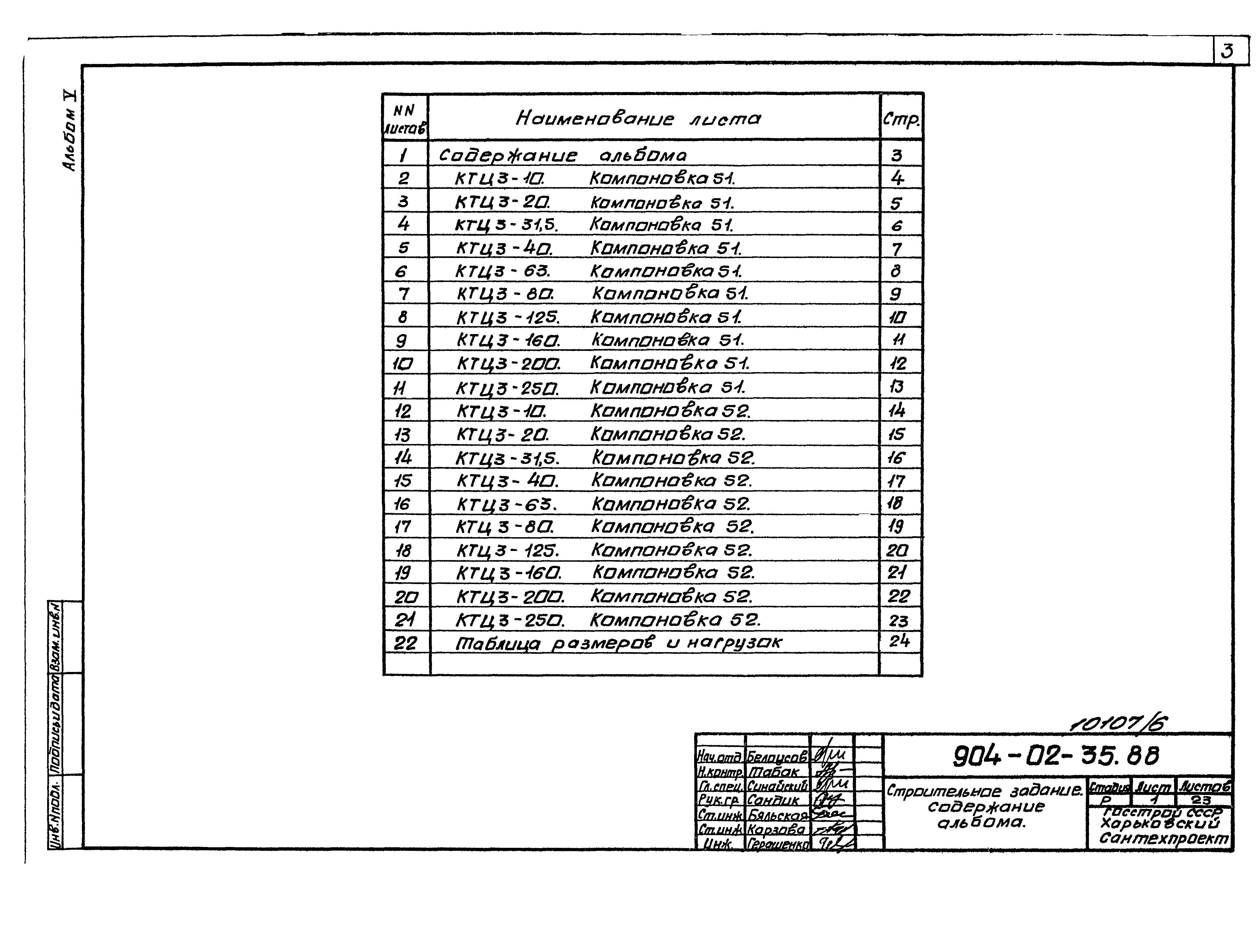 Типовые материалы для проектирования 904-02-35.88