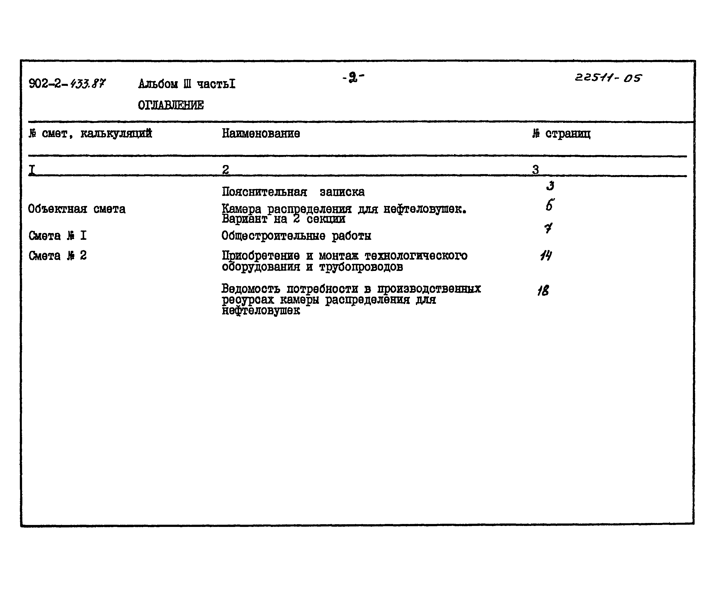 Типовой проект 902-2-433.87