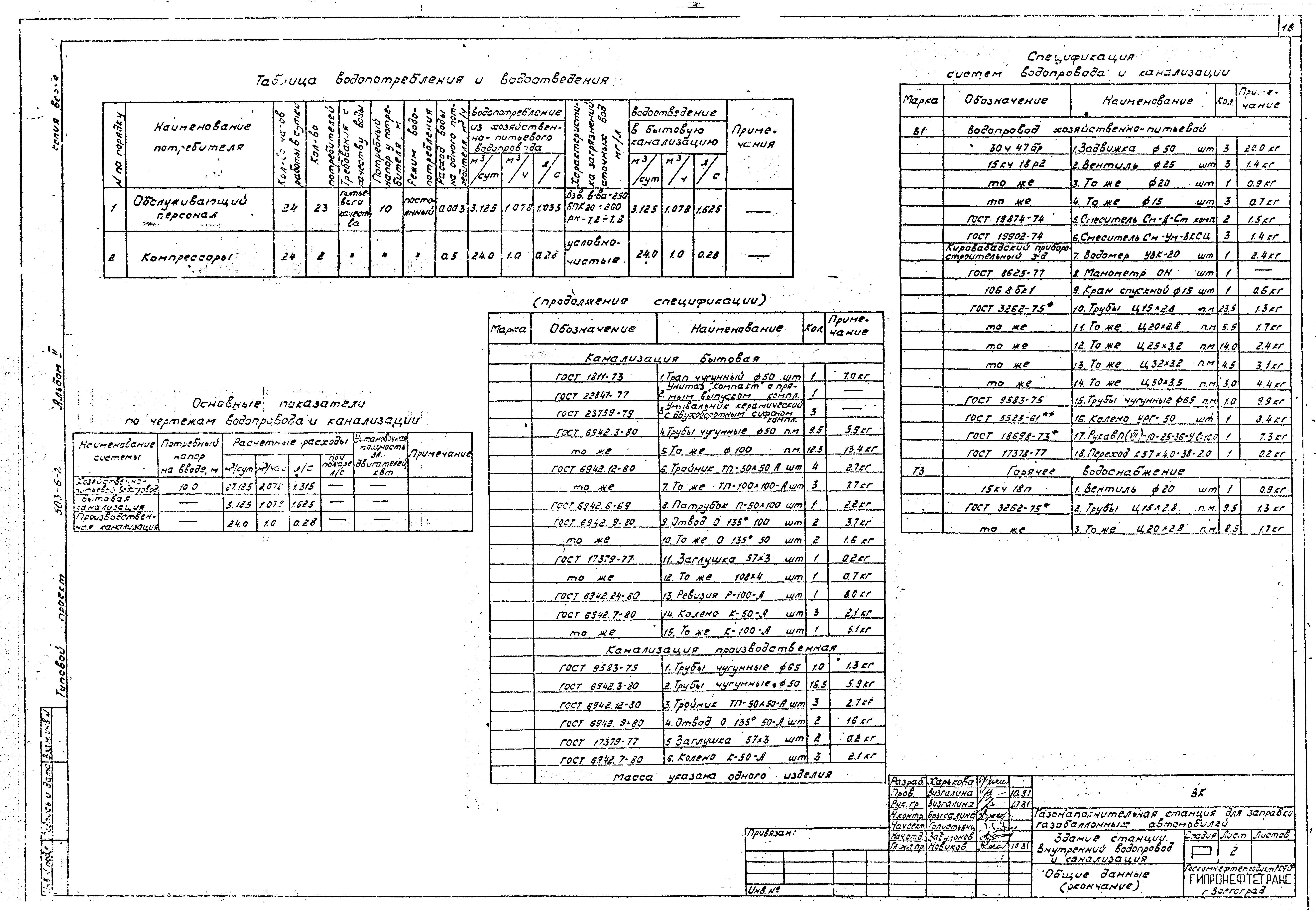 Типовой проект 503-6-2