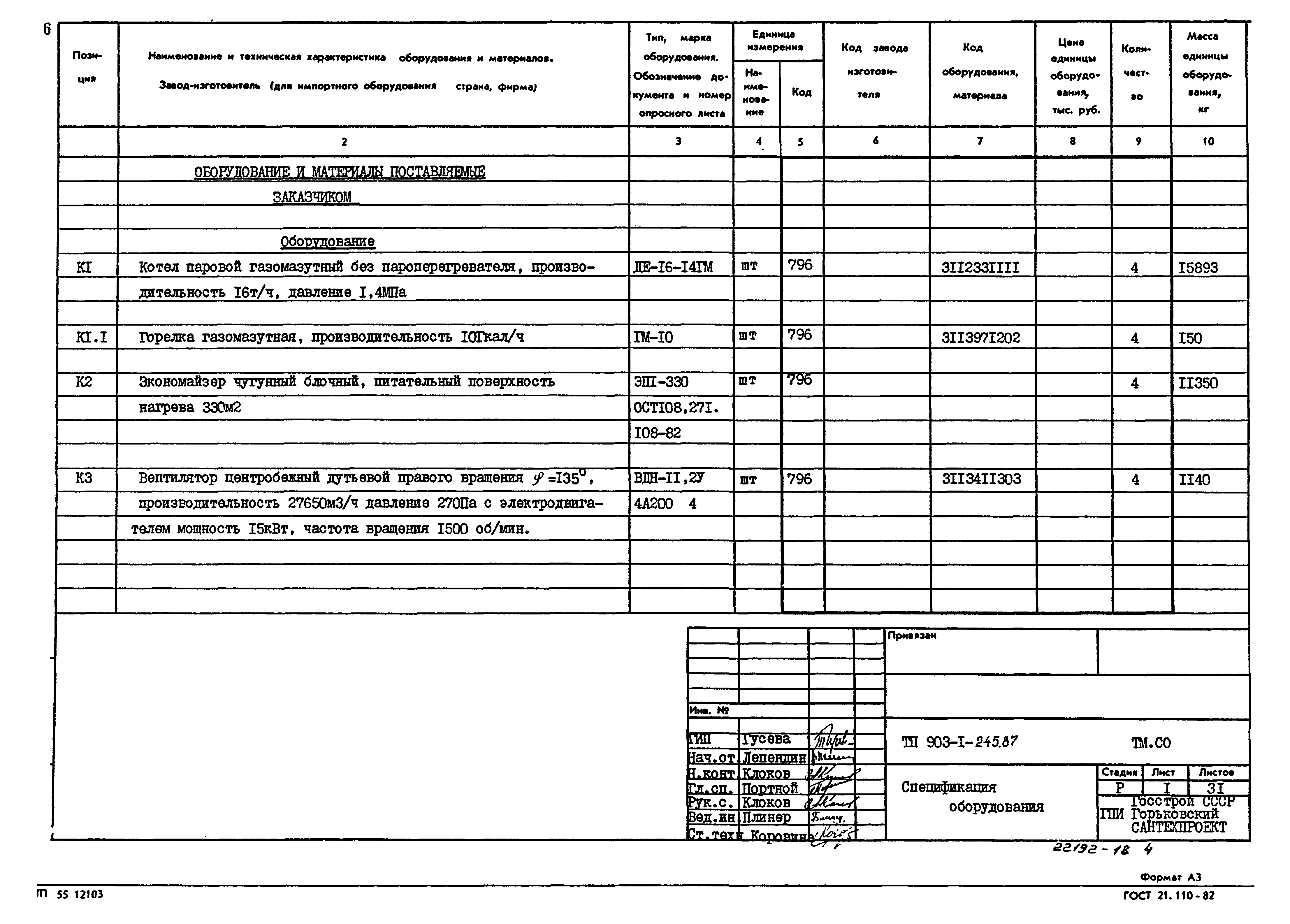 Типовой проект 903-1-245.87